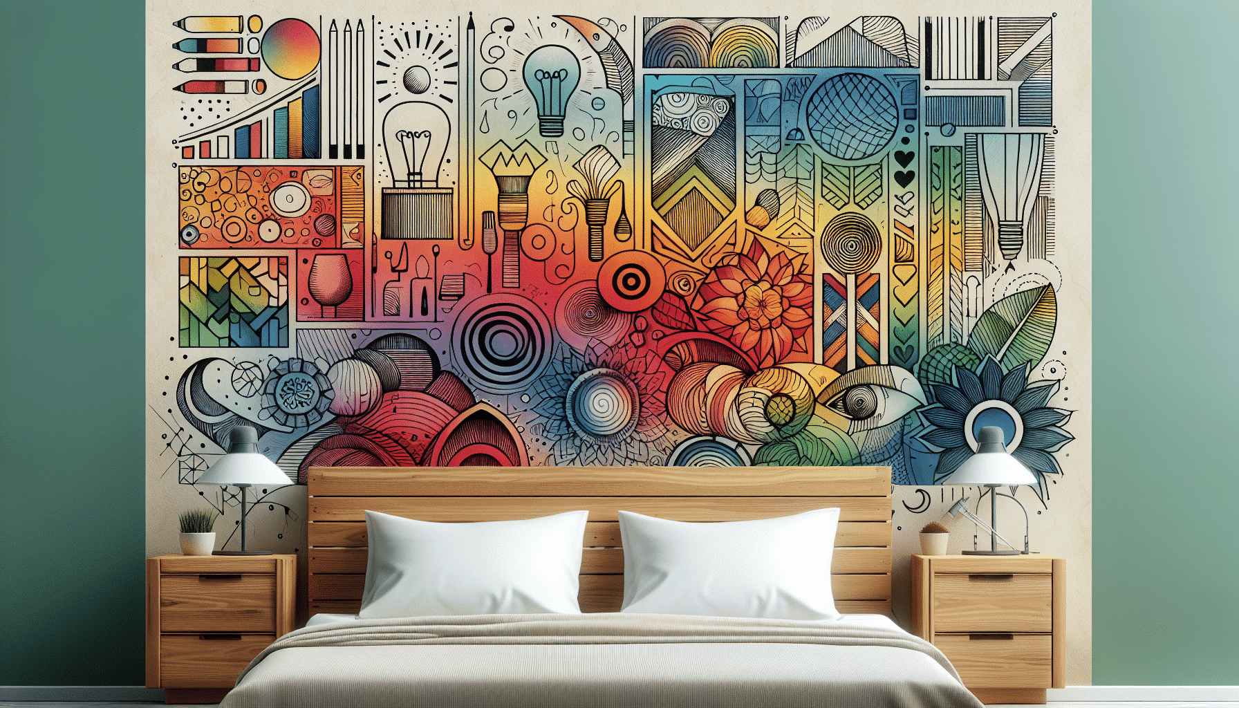 Innovadoras Inspiraciones para Decorar la Pared del Cabecero de tu Cama