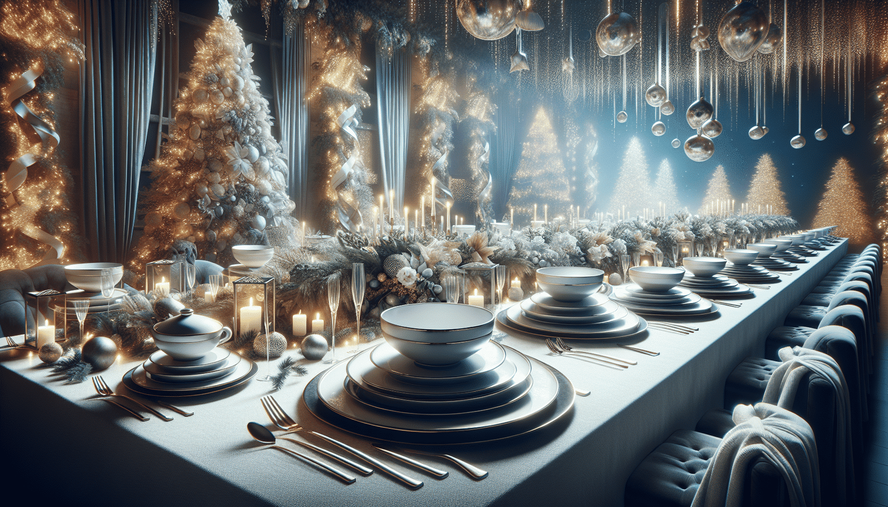 Ikea Revoluciona la Navidad con Su Vajilla Extra Grande para Mesas Sofisticadas