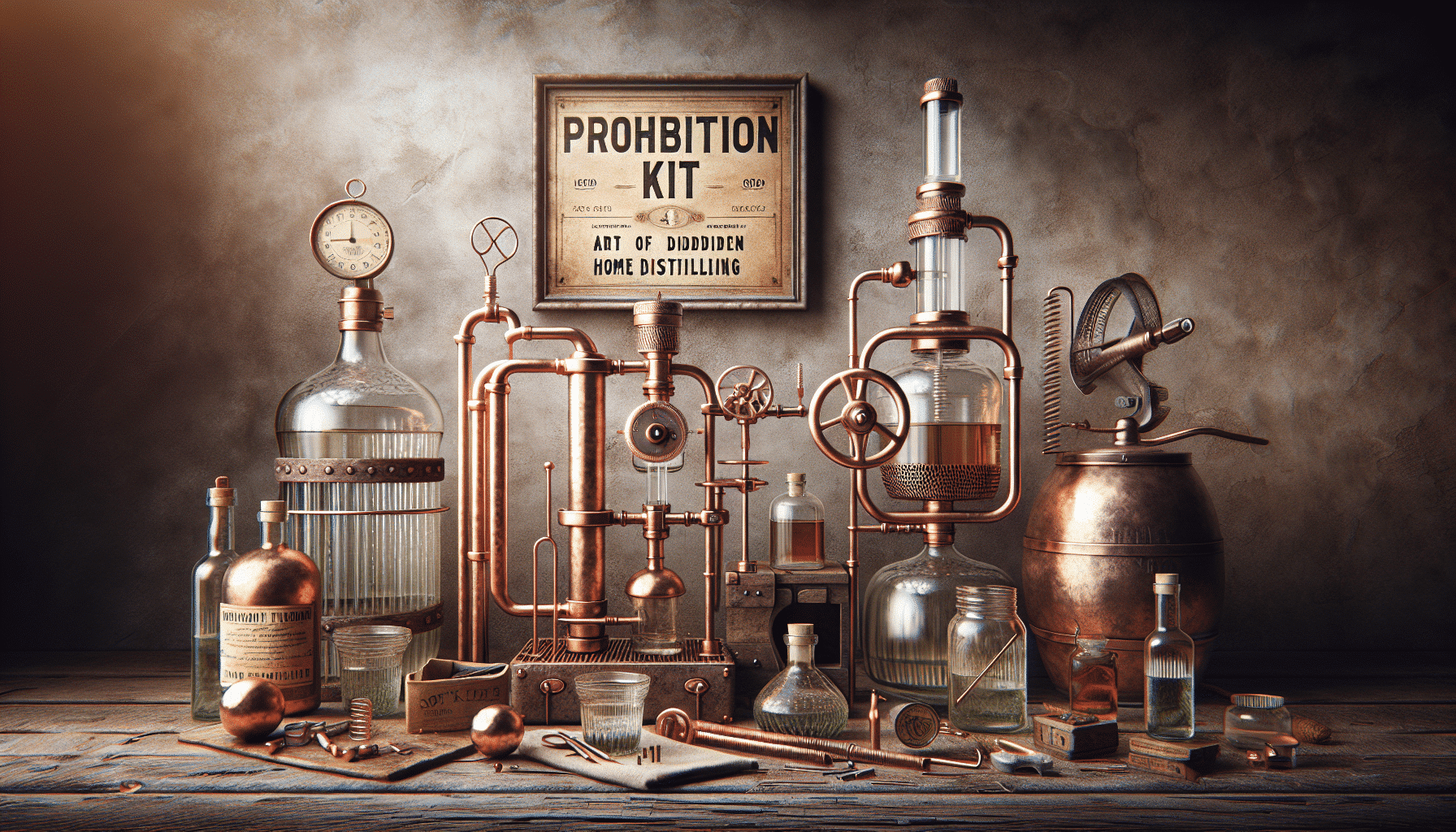 El Ingenioso Kit de Ocultación: Redefiniendo el Arte de la Destilación Casera Prohibida