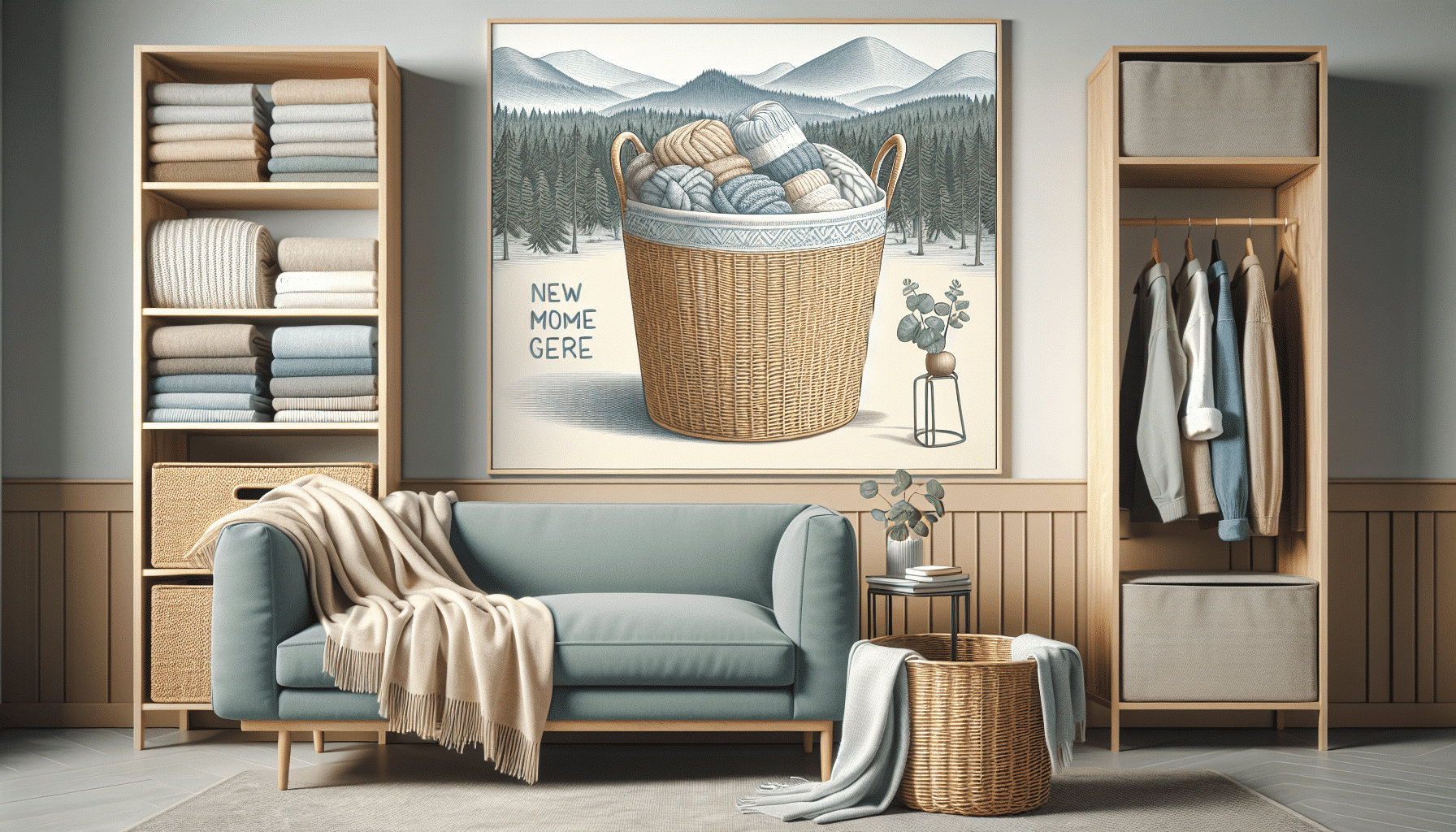 Ikea Presenta la Cesta Ideal para Organizar tus Mantas del Sofá