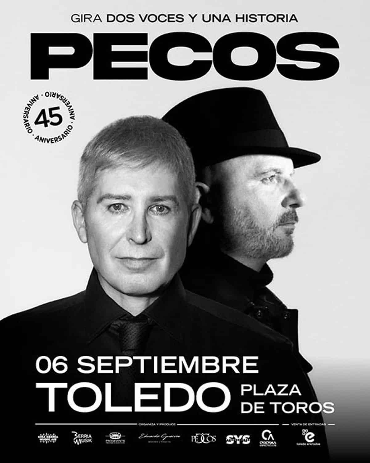 La Plaza de Toros de Toledo Acogerá a Pecos en un Concierto Inolvidable en Septiembre de 2025