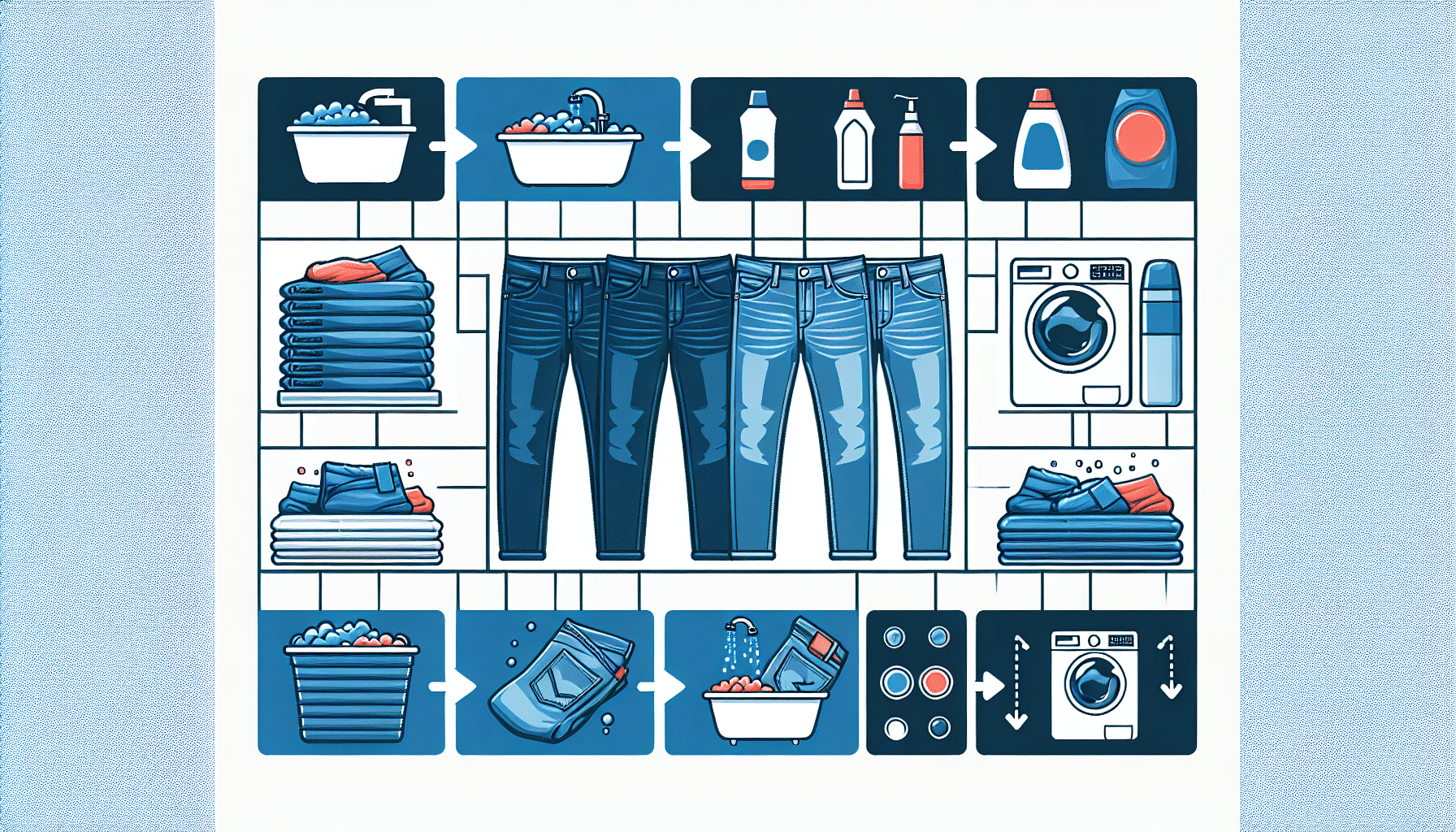 Consejos Efectivos para Conservar el Color y la Calidad de tus Jeans al Lavarlos