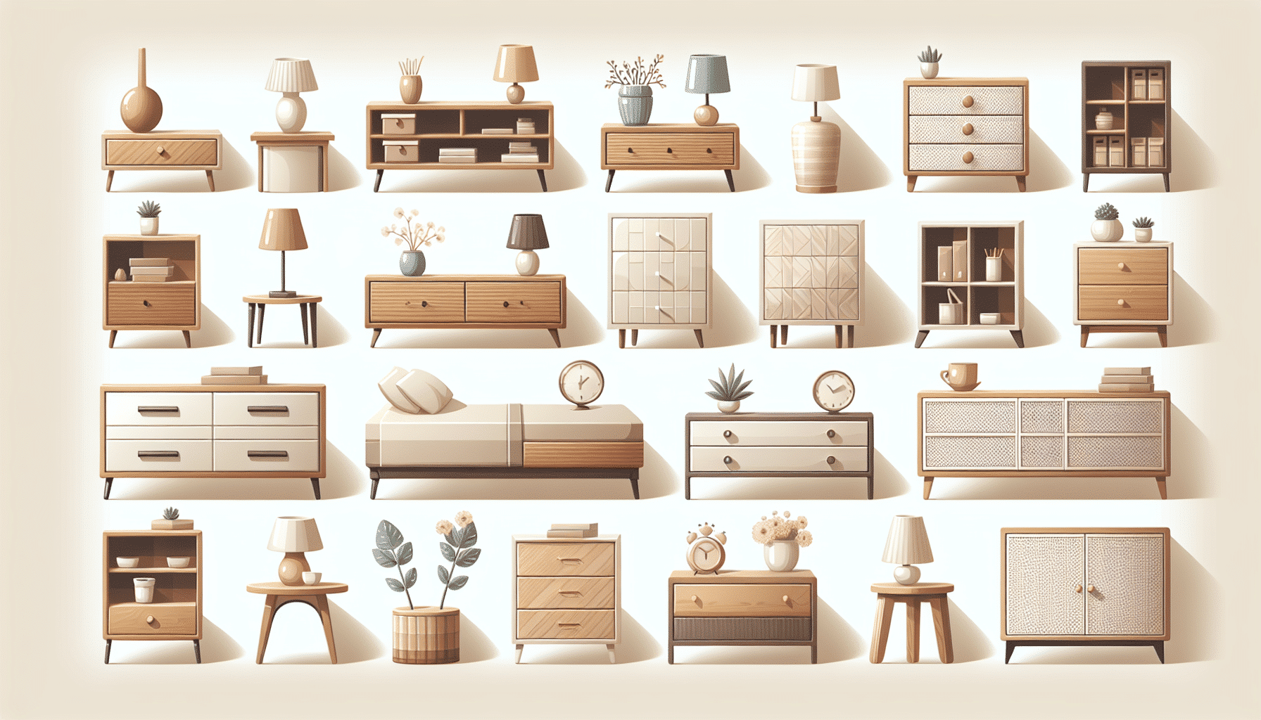 Mesitas de Noche: Diseños y Estilos Imprescindibles para tu Dormitorio