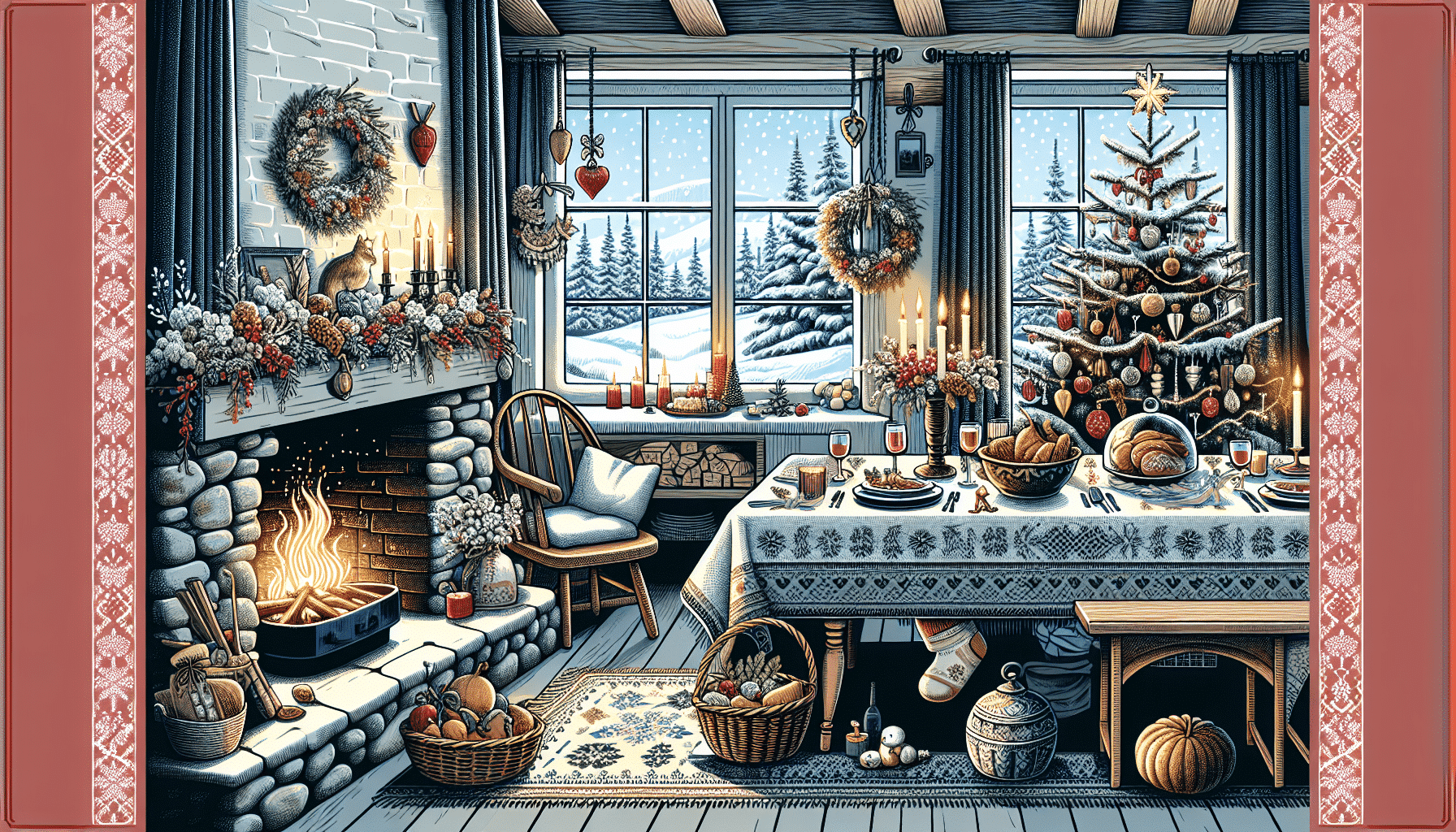 Encanto Invernal: La Calidez de la Navidad Nórdica