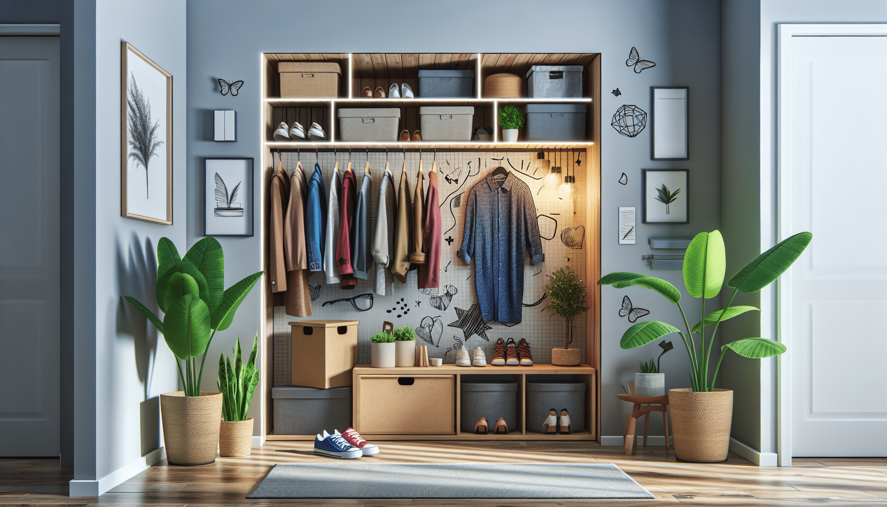 Optimiza tu Espacio: Soluciones de JYSK para Ropa y Calzado en Recibidores Compactos