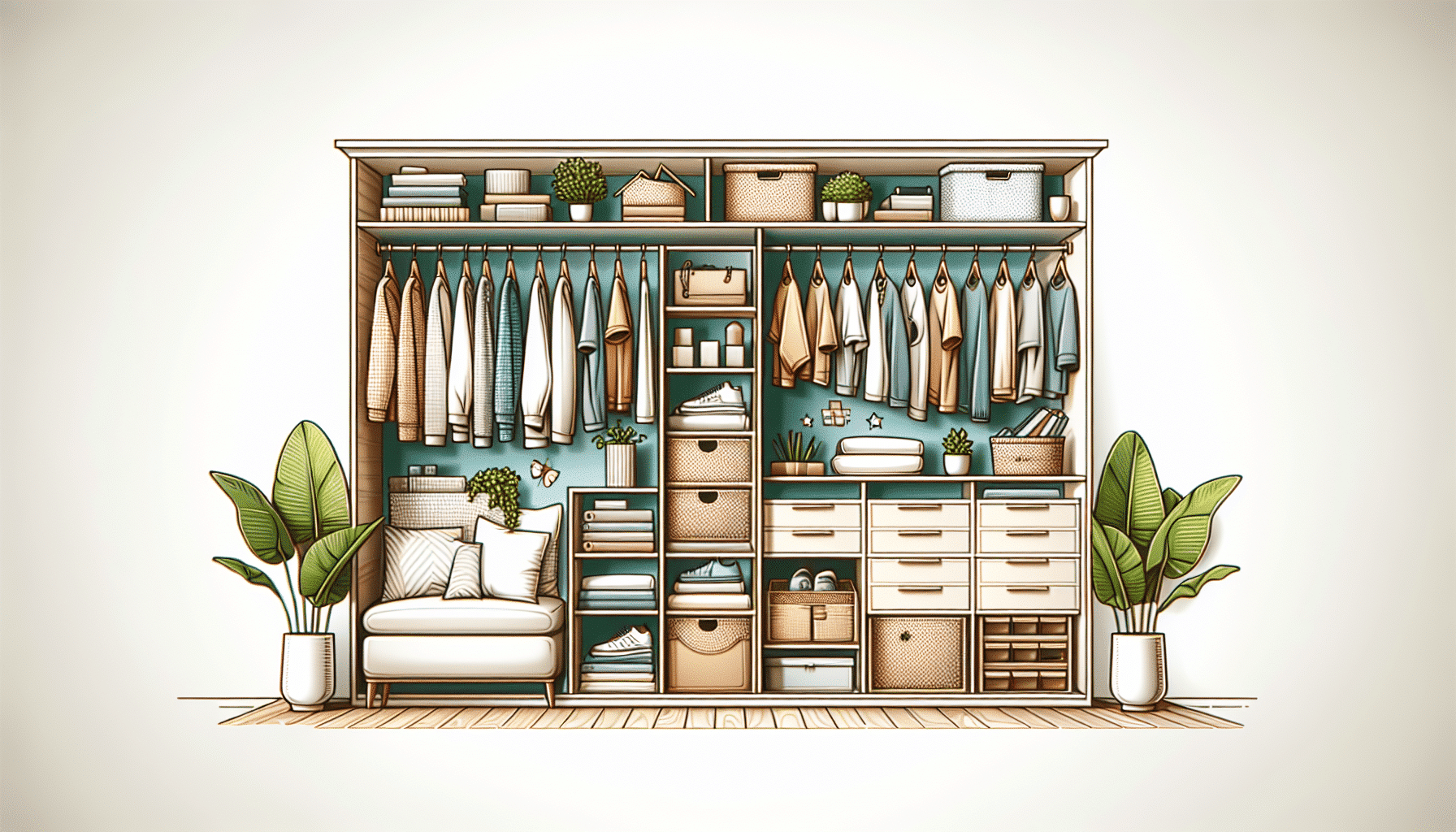 Transforma Tu Vestidor: Estrategias para Espacio y Funcionalidad Máximos