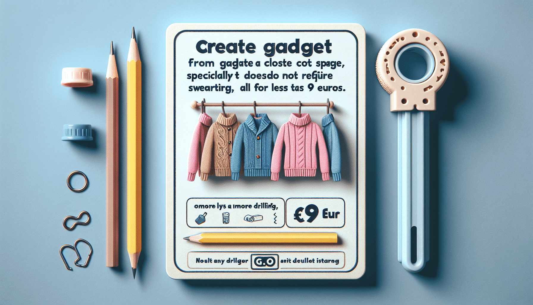 Maximiza el Espacio en Tu Armario: Innovador Gadget de Leroy Merlin para Jerséis sin Necesidad de Taladros por Menos de 9 Euros