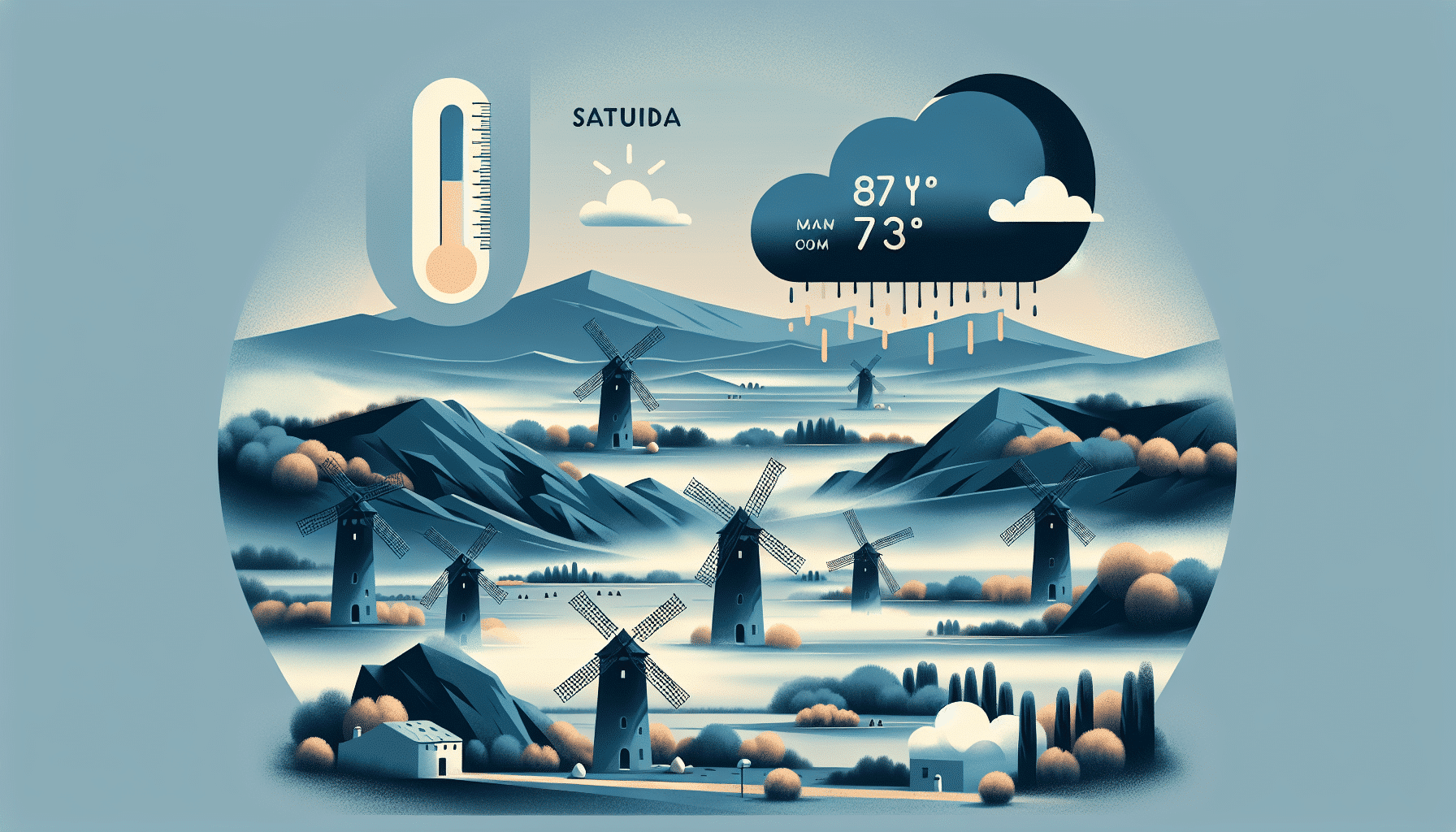 Pronóstico del tiempo para este sábado en Castilla-La Mancha: llegarán nieblas y se prevé un descenso en las temperaturas máximas.