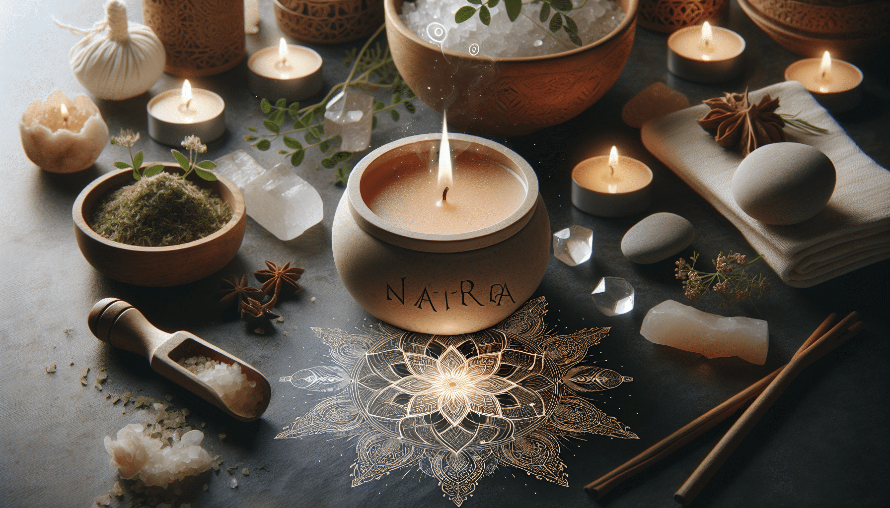 Encuentra la Serenidad: Vela Aromática de Cristal de Natura para Relajar tu Mente