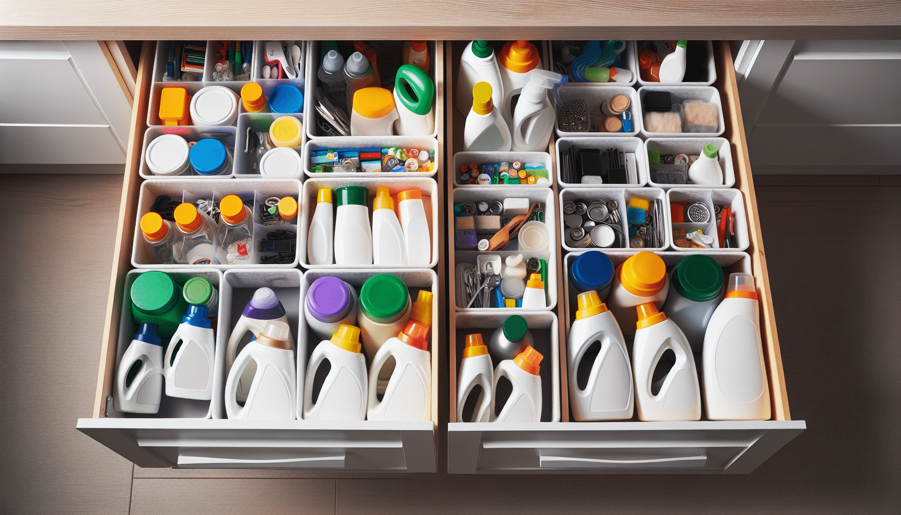 Organiza Tus Cajones de Forma Sostenible: Reutiliza Envases de Detergente de Mercadona