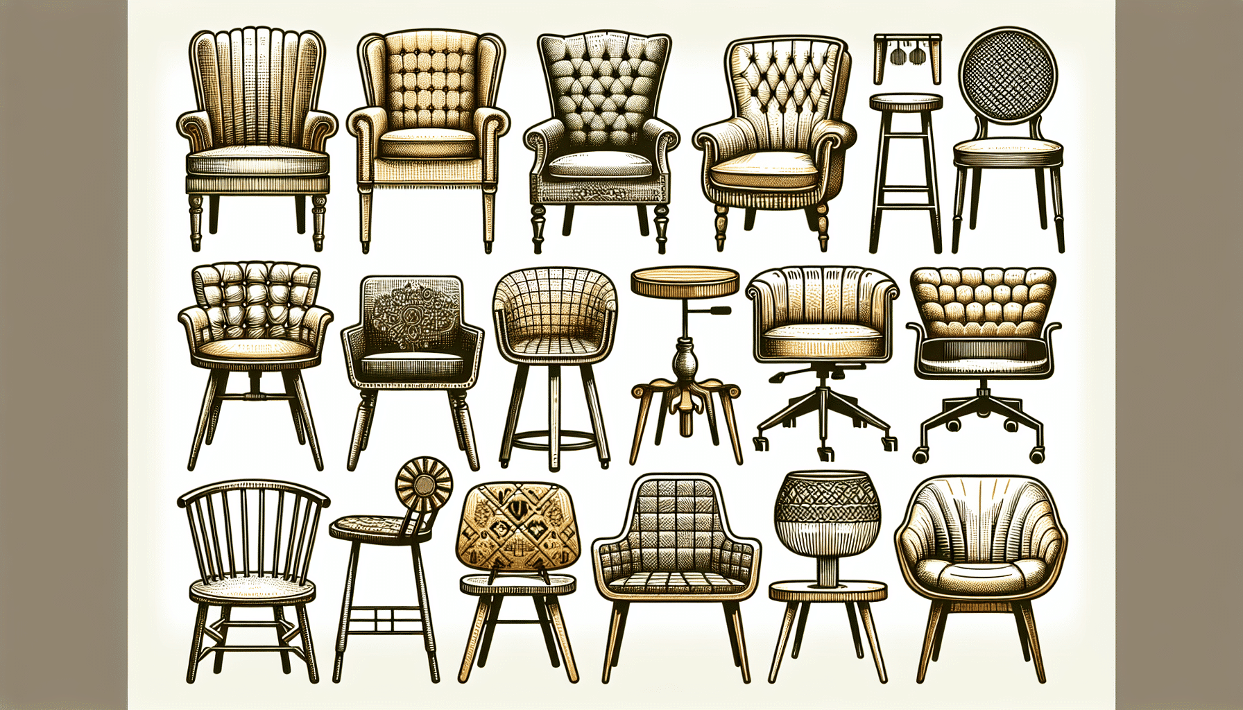 Guía Definitiva de Sillas para el Hogar: Explora Todos los Estilos y Tipos