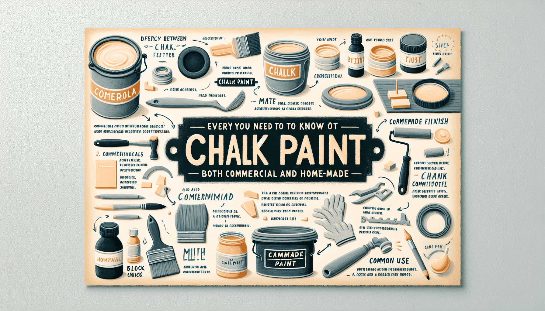 Guía Completa sobre Chalk Paint: Opciones Comerciales y Cómo Hacerla en Casa