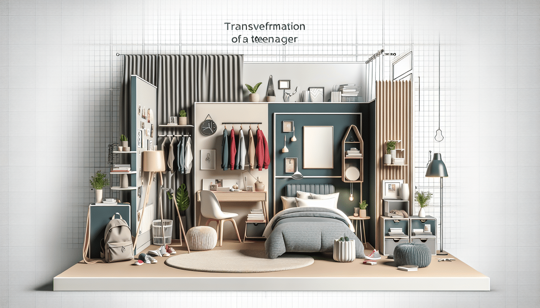 Renueva el Espacio Juvenil: Diseño Creativo y Funcionalidad Personalizada