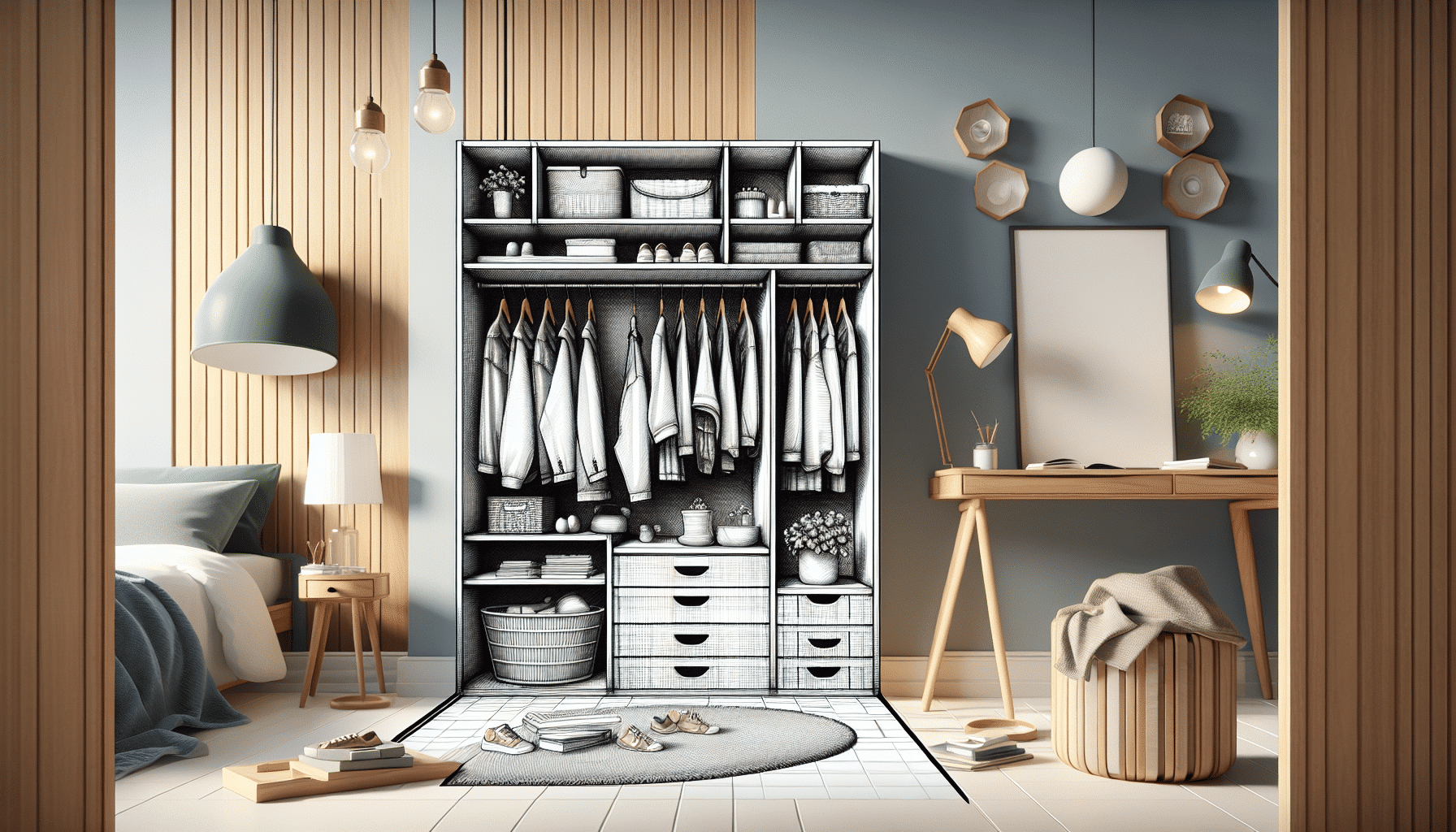 Renueva Tu Hogar: Crea un Falso Armario Empotrado Económico con un Mueble Clásico de Ikea