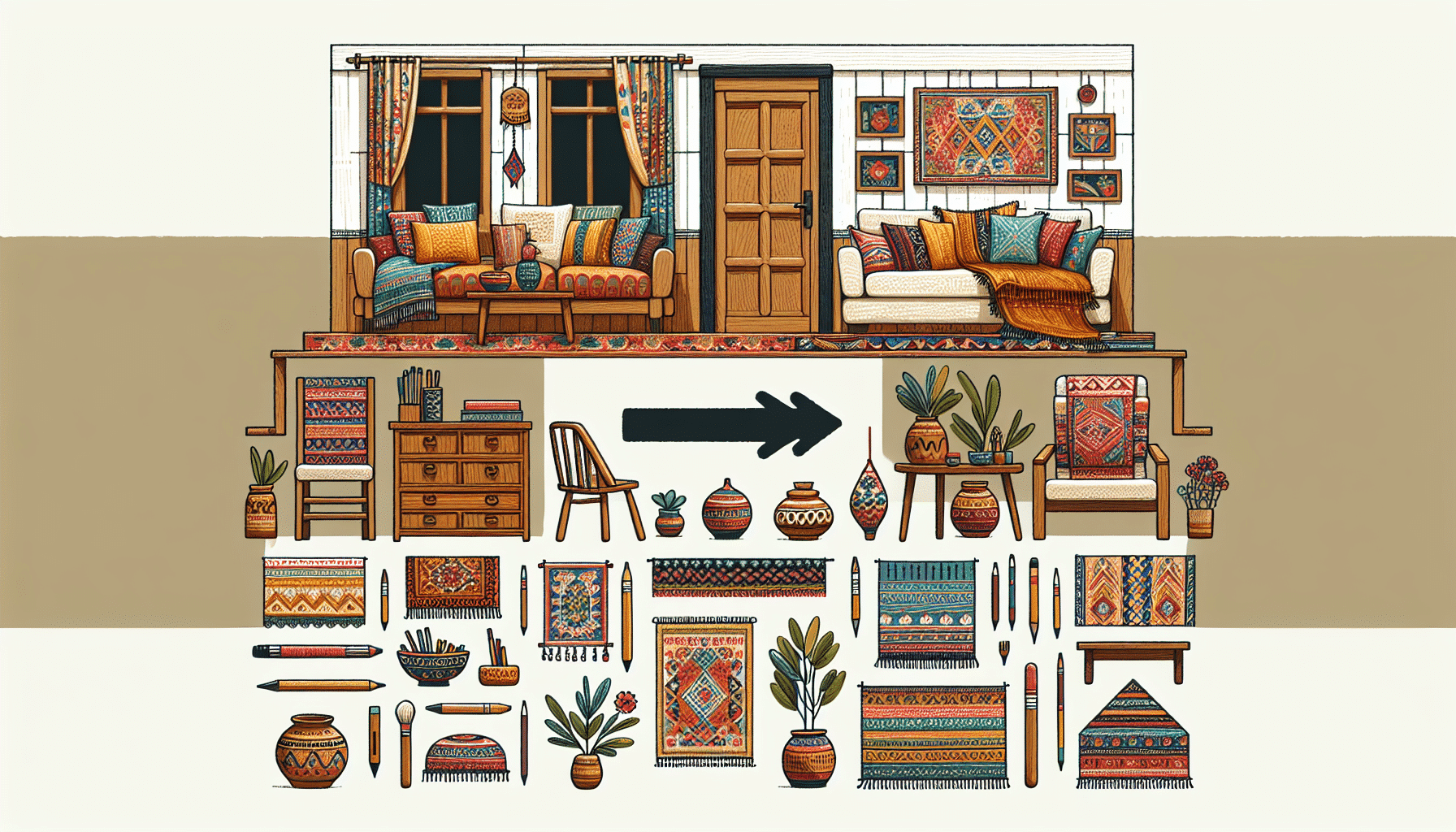 Crea un Refugio Único: Inspiración Étnica para un Hogar Acogedor y Personalizado