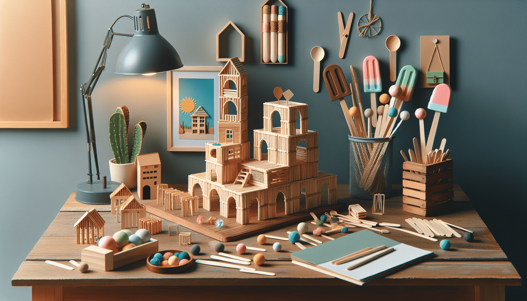 Innova y Decora: Dale Vida a Tus Espacios con Palitos de Helado Creativos