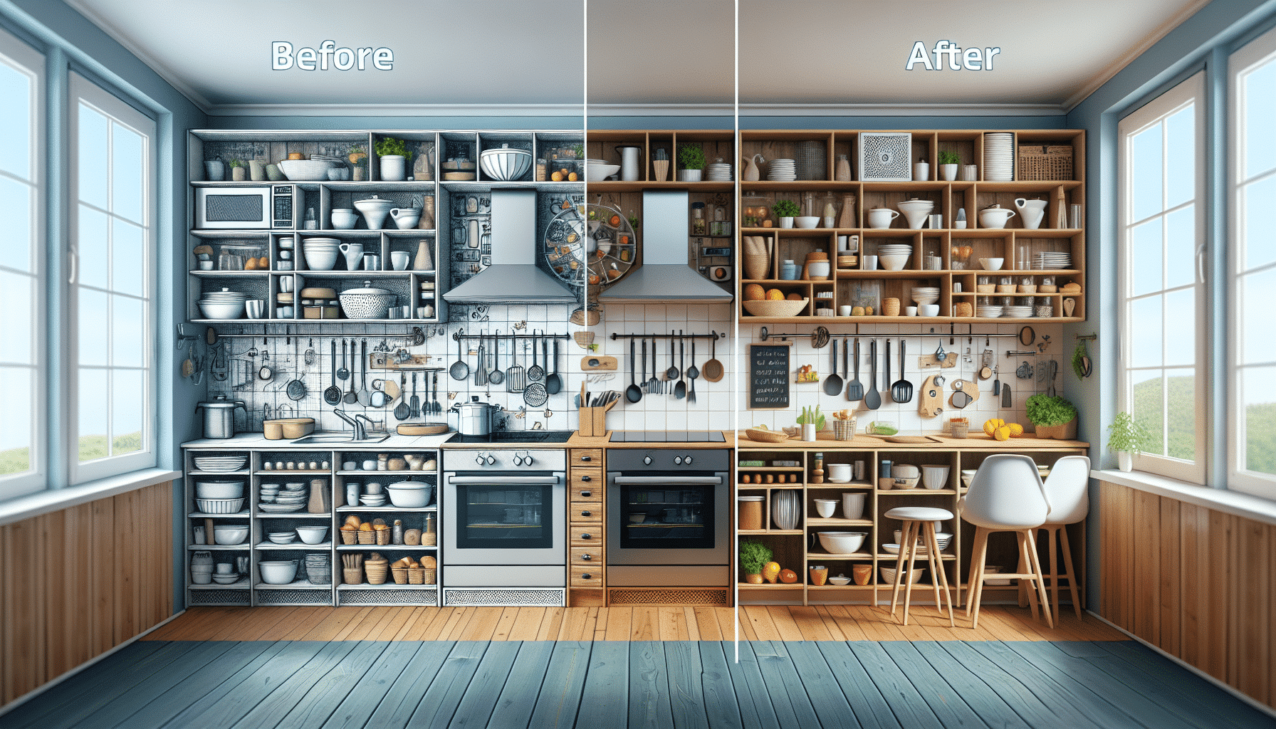 Optimiza tu Cocina: Convierte tu Espacio en un Refugio Práctico y Funcional