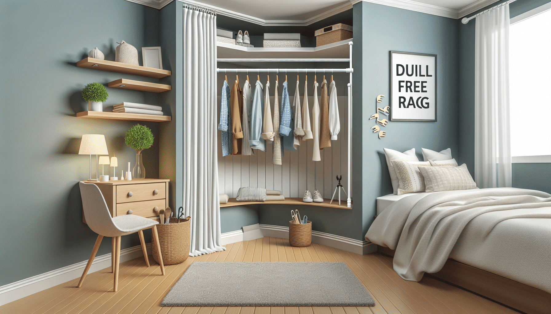 Conviértete en un Experto en Organización: Transforma tu Dormitorio en Vestidor sin Herramientas con la Estantería de Shein