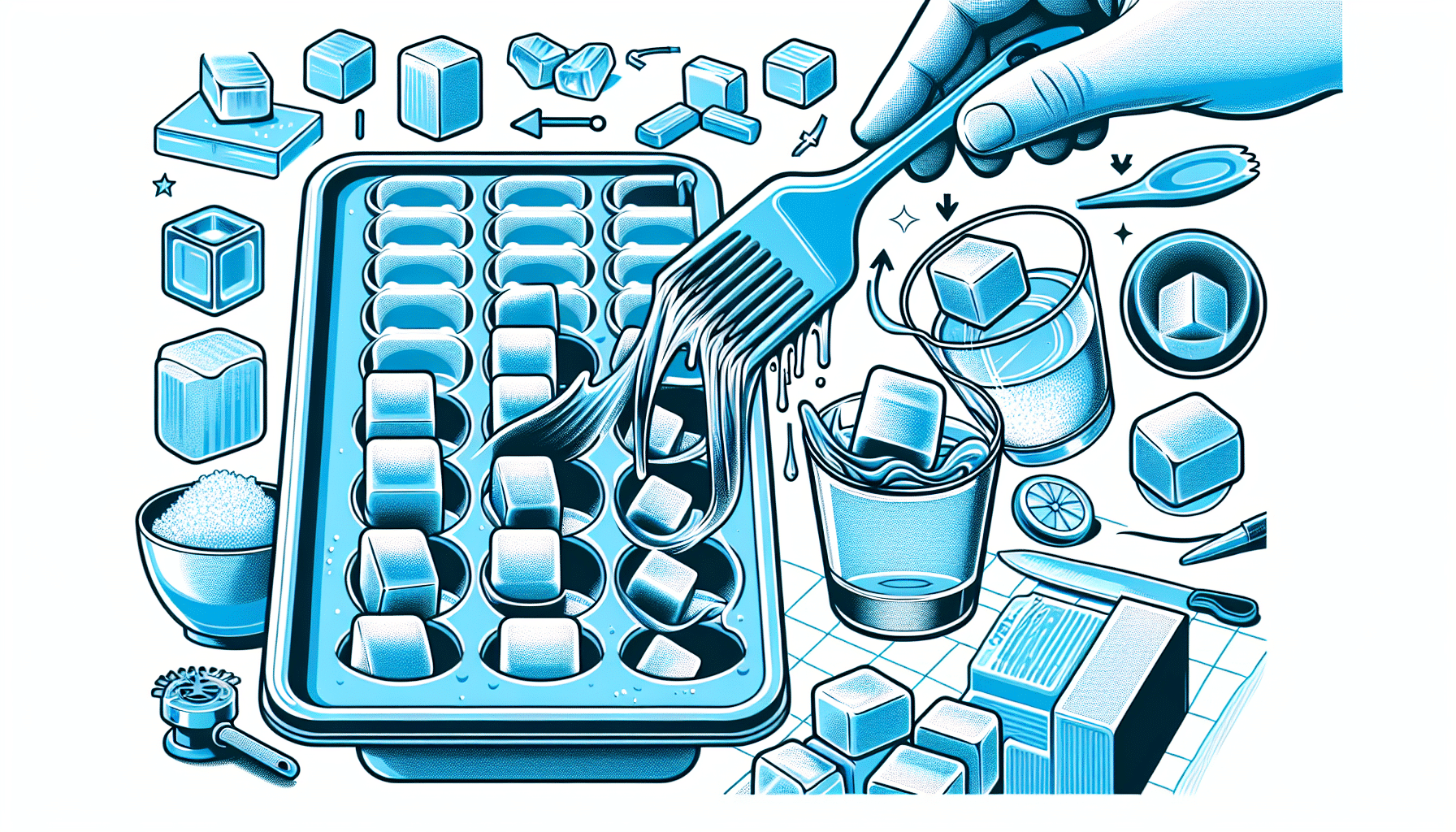 Ingeniosas Estrategias para Desmoldar Cubitos de Hielo sin Esfuerzo