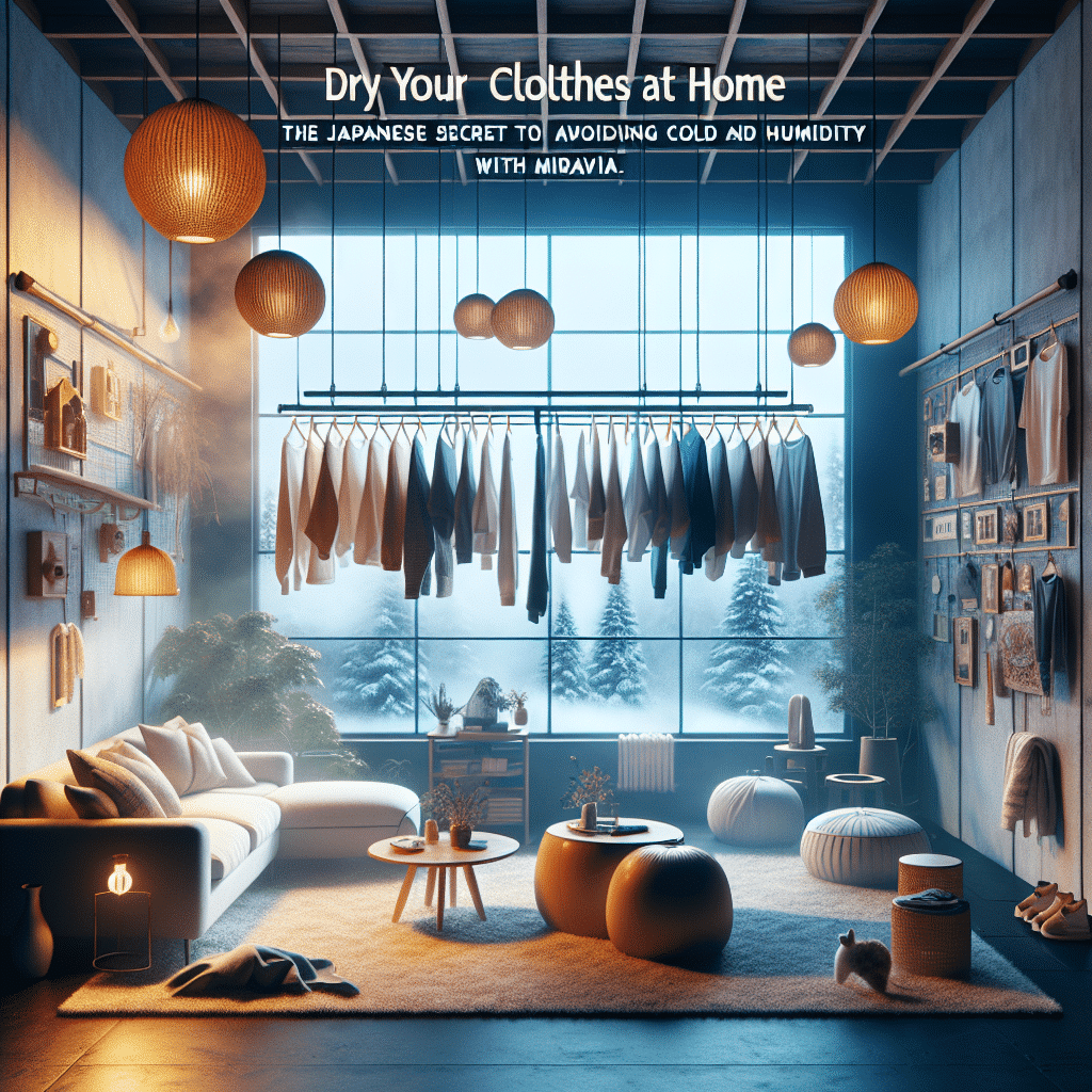 Seca tu Ropa en Casa: El Secreto Japonés para Evitar el Frío y la Humedad con Miravia
