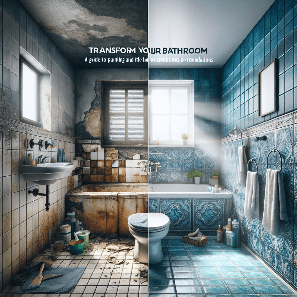 Transforma Tu Baño: Guía para Pintar y Restaurar Azulejos Sin Renovaciones Mayores