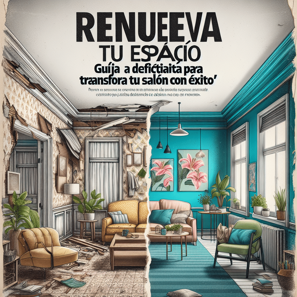 Renueva tu Espacio: Guía Definitiva para Transformar tu Salón con Éxito