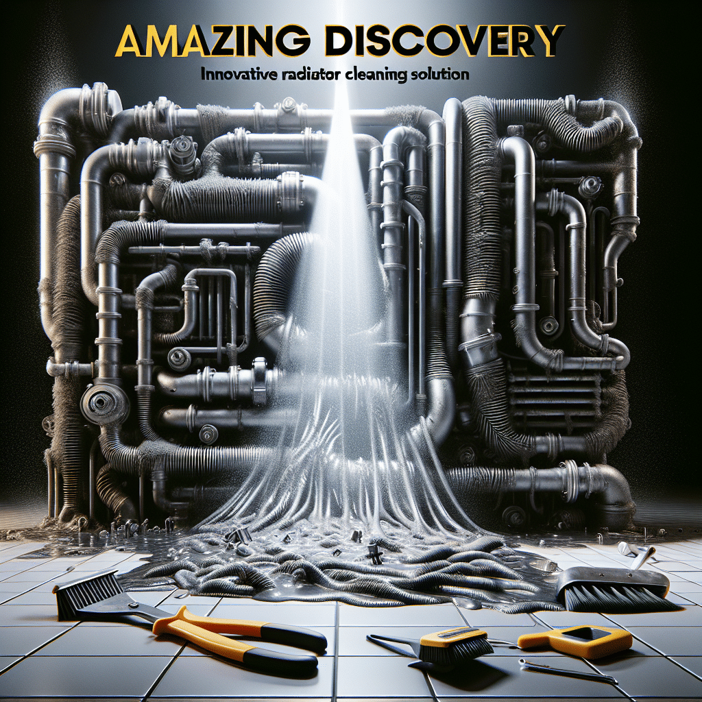 Descubrimiento Asombroso: ¡La Innovadora Solución para Limpiar Radiadores!