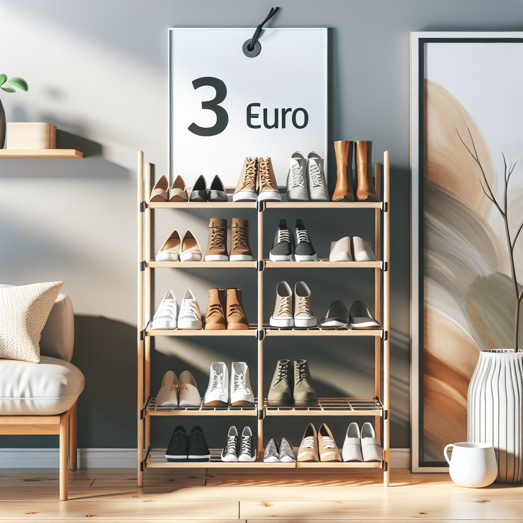 Ahorra Espacio y Dinero: Consigue tu Zapatero Apilable por Solo 3 Euros