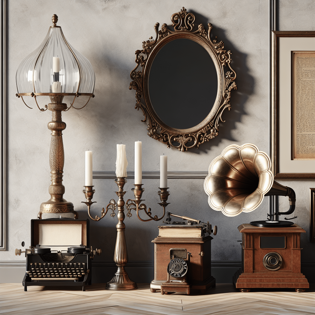 Revive la Nostalgia: El Renacer de los Accesorios Vintage en la Decoración del Hogar