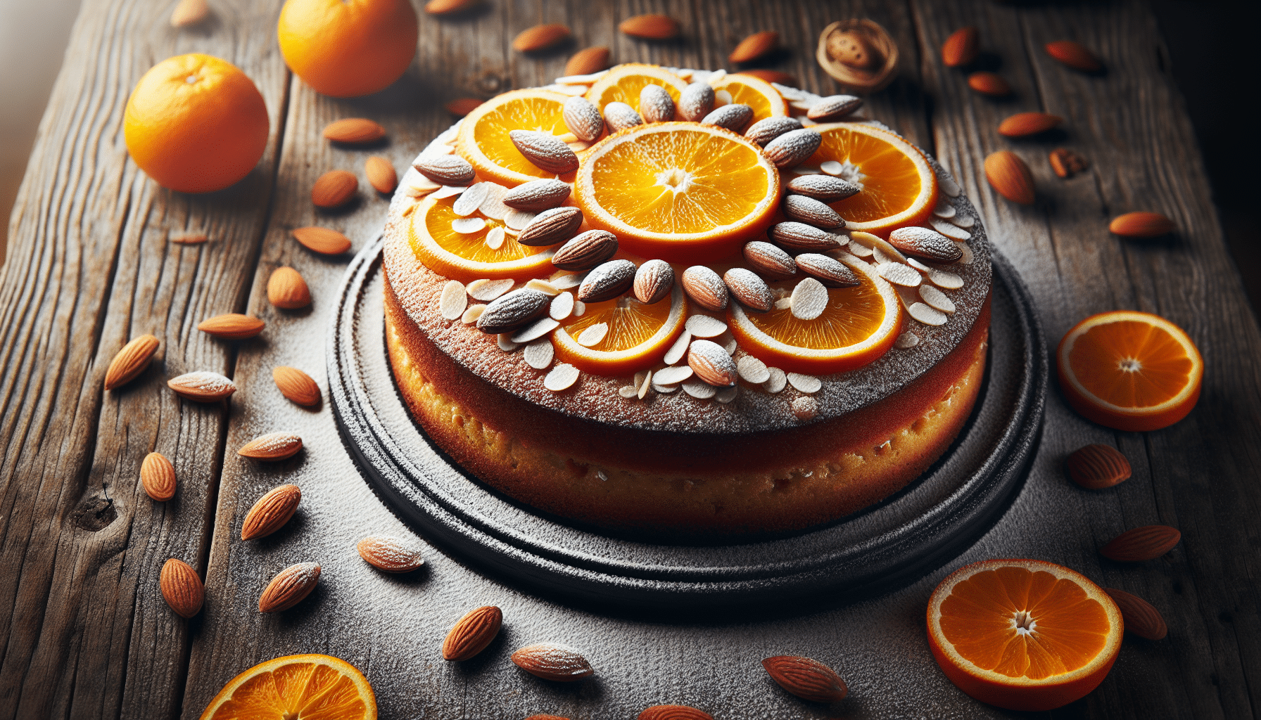 Delicia de Almendras y Naranja: Bizcocho Sin Gluten