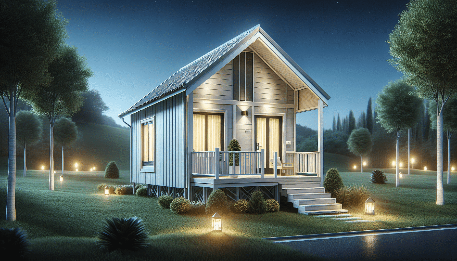 Casa Prefabricada de Dos Dormitorios con Porche a Precio Inmejorable