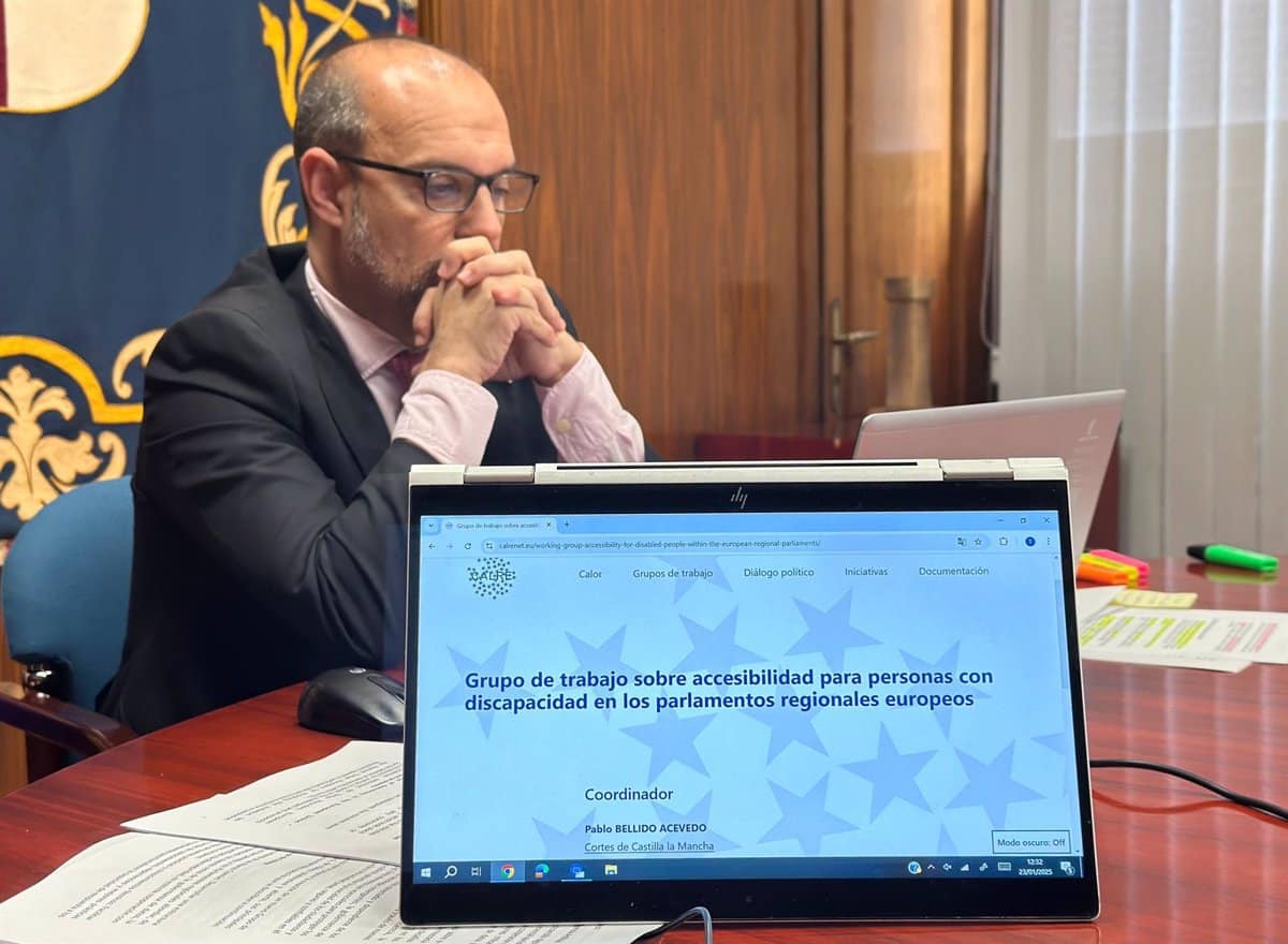 Cortes CLM Presentan a las Asambleas Regionales Europeas el Plan de Trabajo del Grupo Interparlamentario sobre Discapacidad