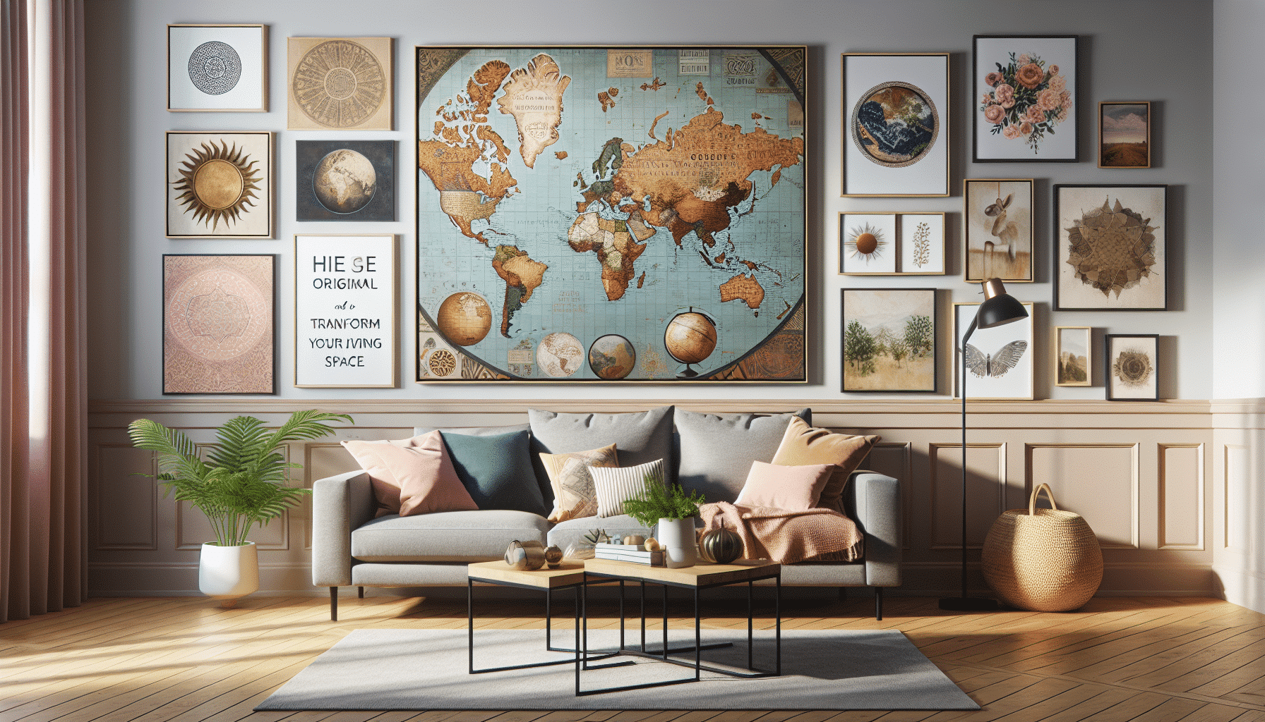 Transforma Tu Hogar: Cuadros y Lienzos de Mapas Mundiales para una Decoración Única