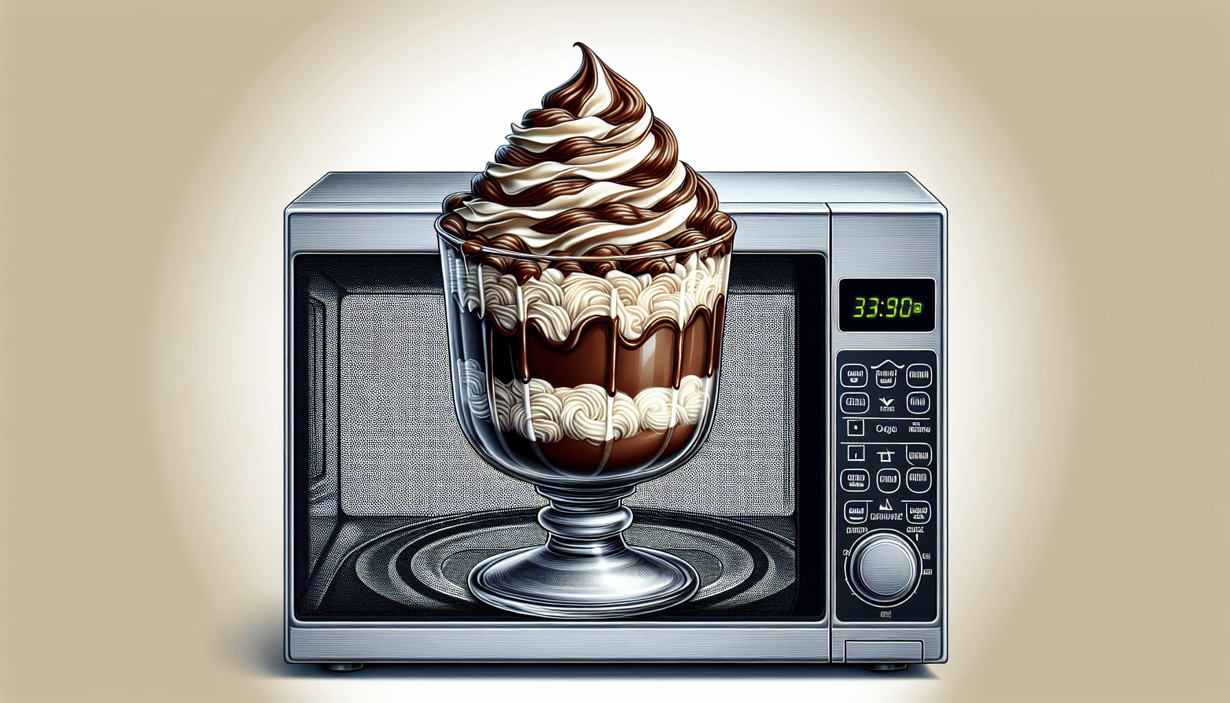 Exquisita Delicia de Chocolate y Nata al Microondas