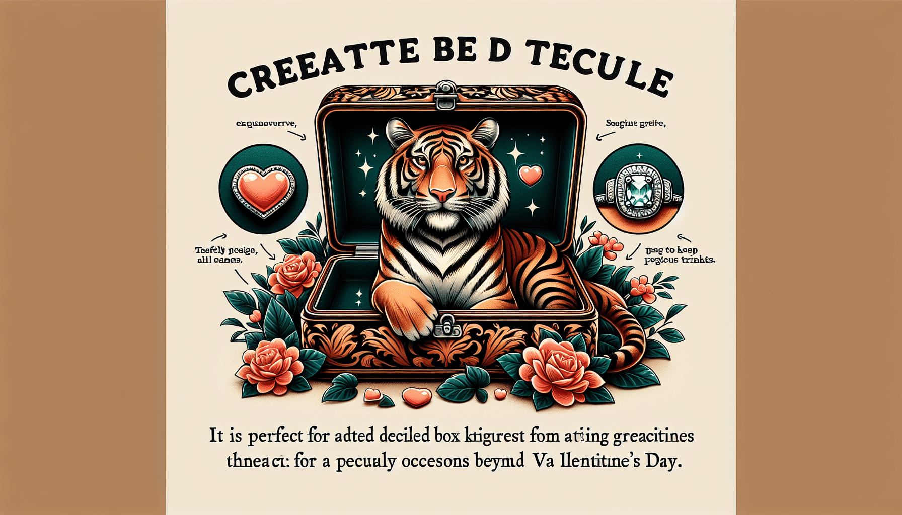 Descubre la Elegante Caja Joyero de Tiger: Ideal para Todo el Año