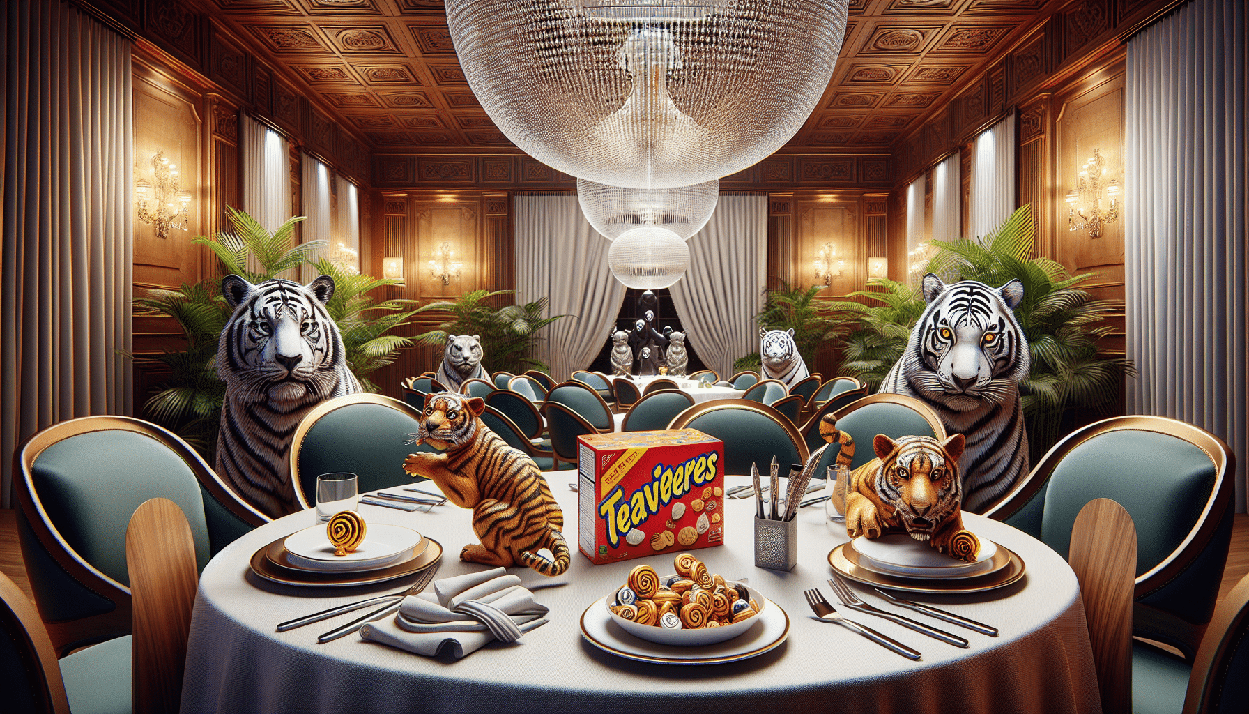 Elegancia Refinada: Los Exclusivos Recipientes de Tiger para Aperitivos en Mesas de Lujo Sofisticado