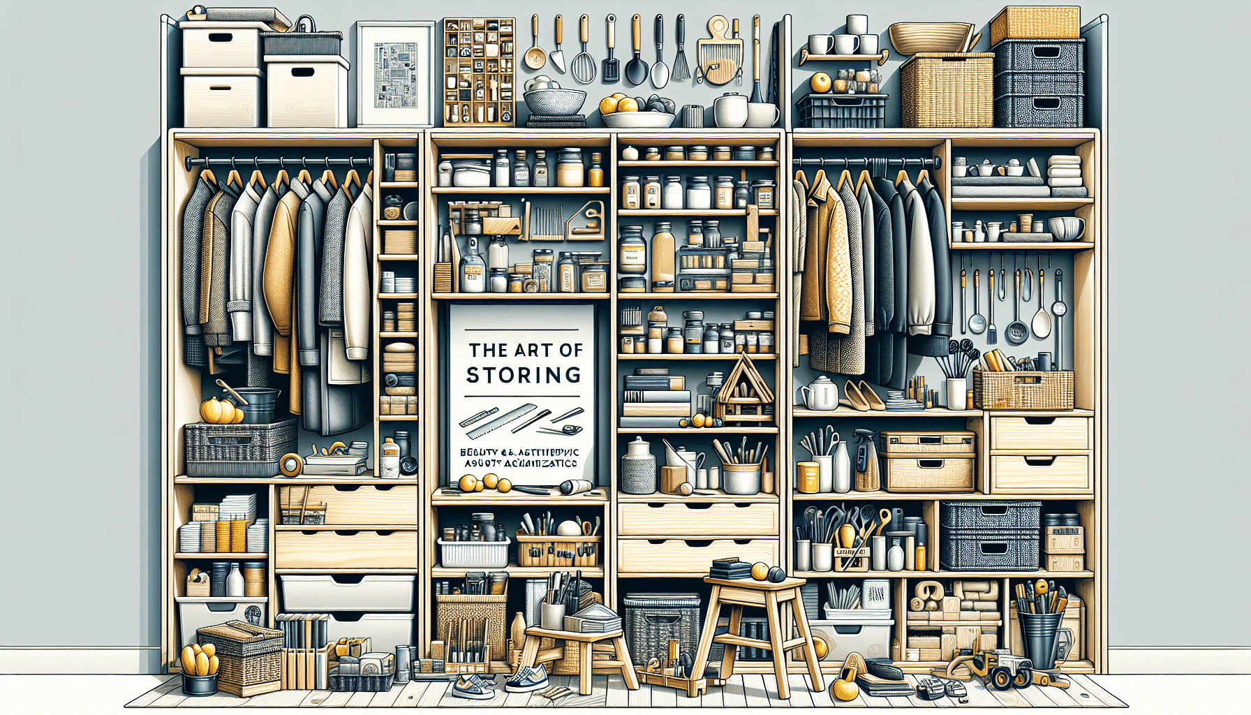 La Magia del Orden: Estética y Belleza en el Almacenamiento