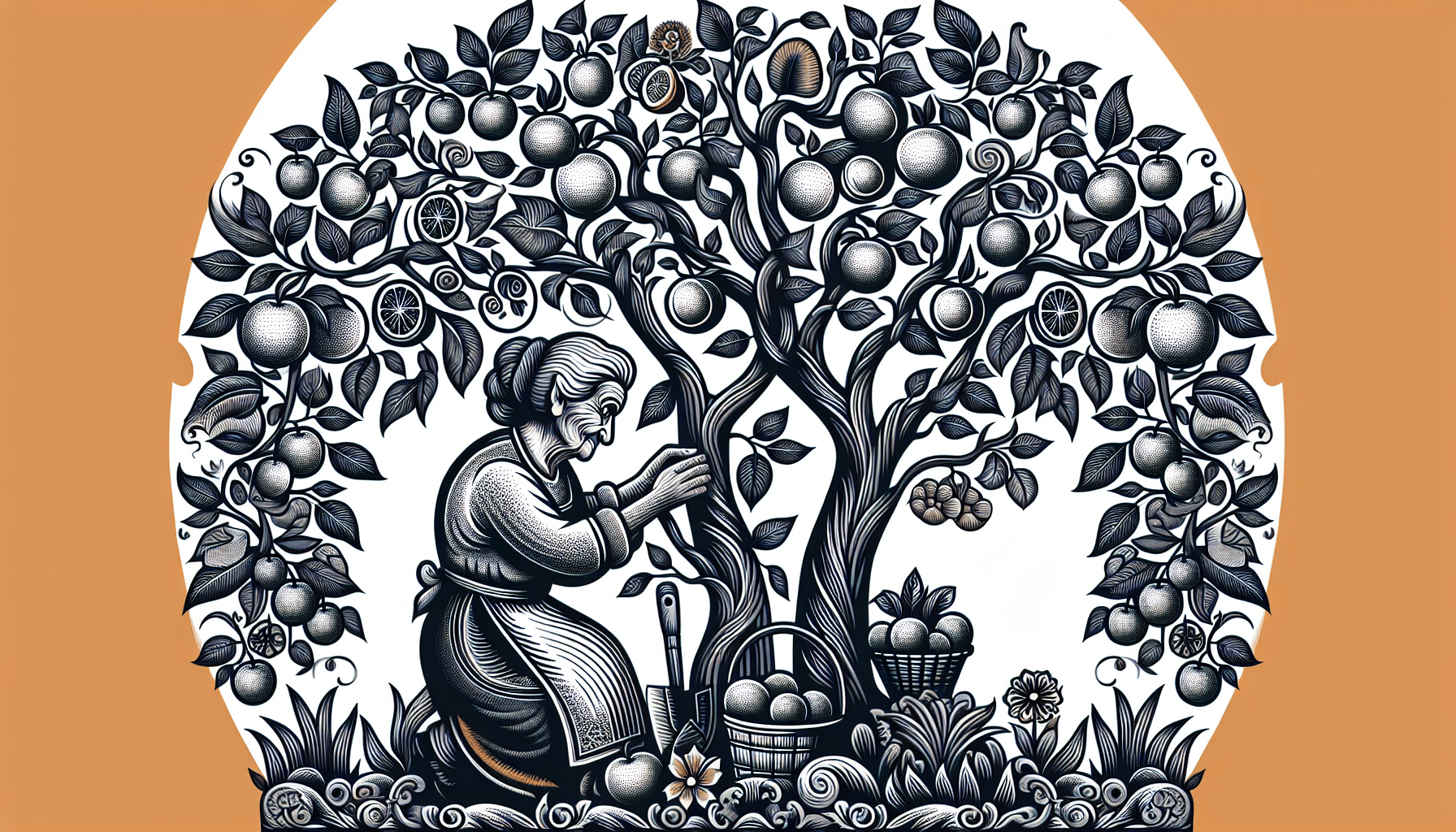 El Método de la Abuela para Cultivar Árboles Frutales Exuberantes en Casa