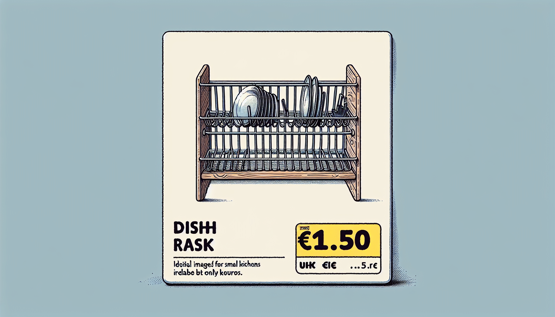 Práctico Escurreplatos de Ikea: Ideal para Cocinas Reducidas por Solo 1,50€