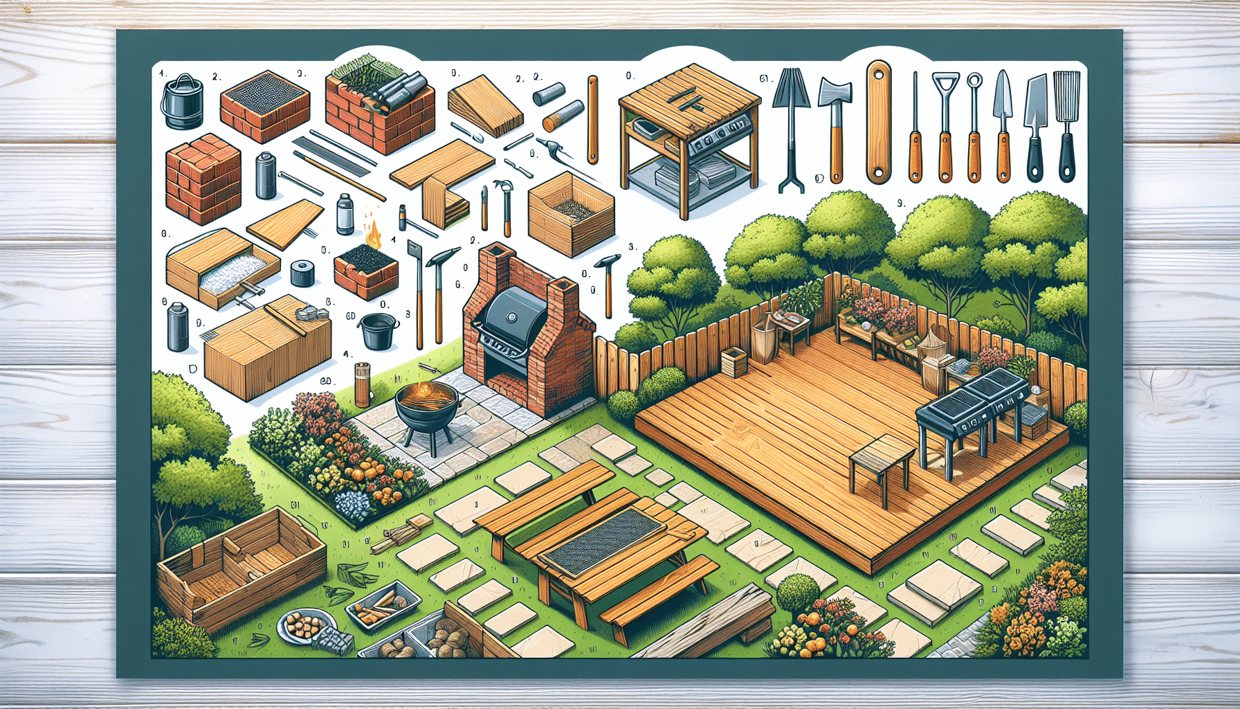 Manual Completo para Crear tu Barbacoa de Obra en el Jardín