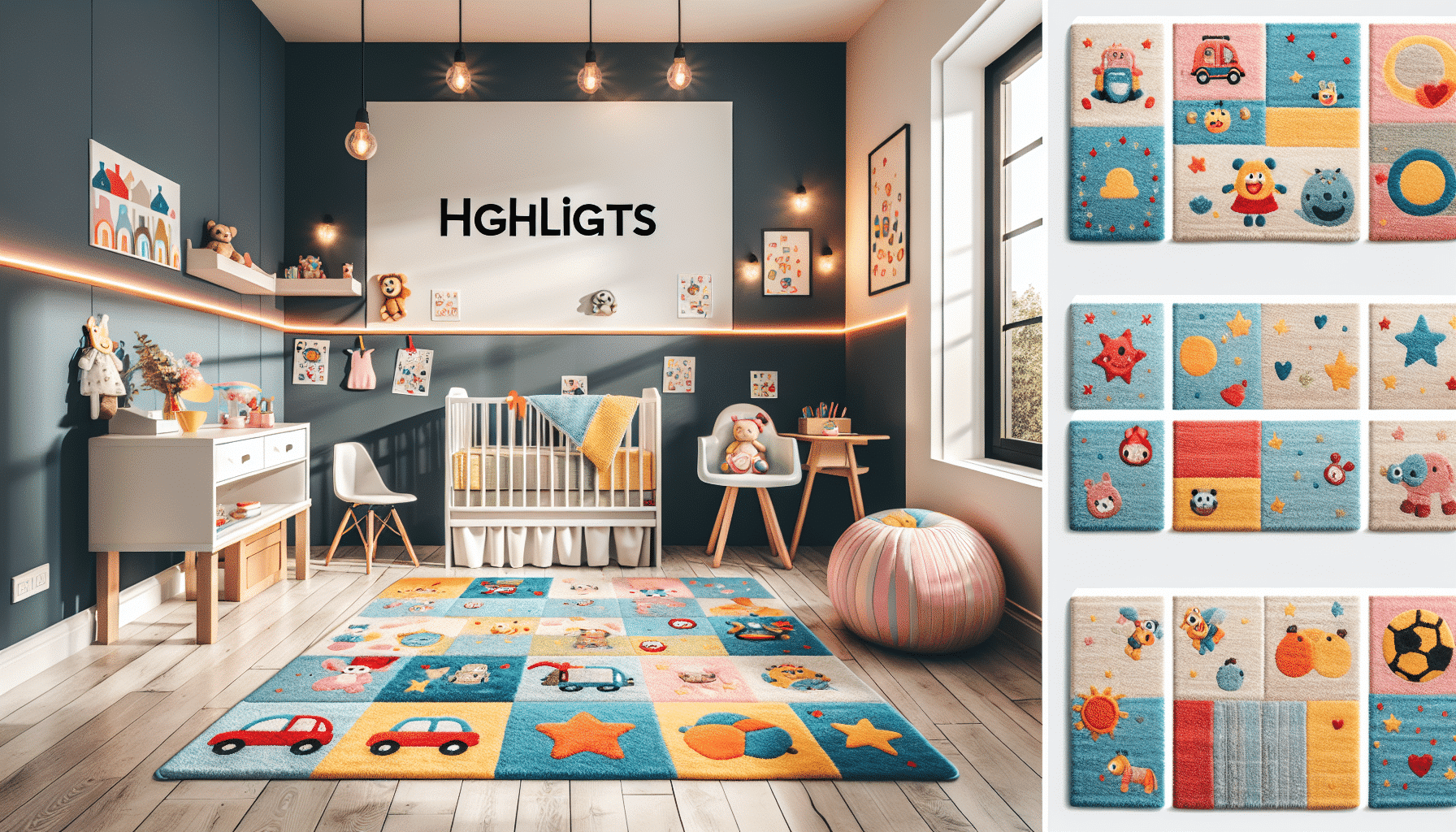 Cómo Seleccionar la Alfombra Infantil Perfecta para Decorar el Cuarto de tus Pequeños