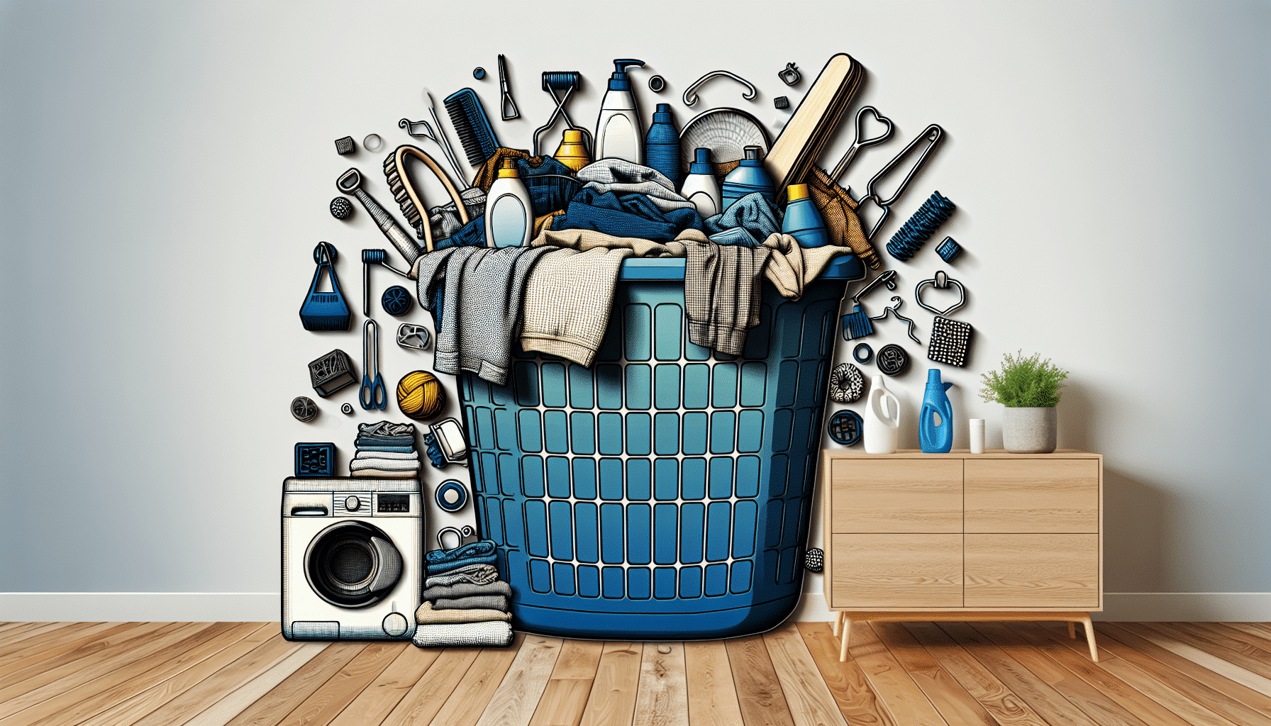 Organiza tu Ropa Sucia con la Cesta Más Práctica de Alcampo