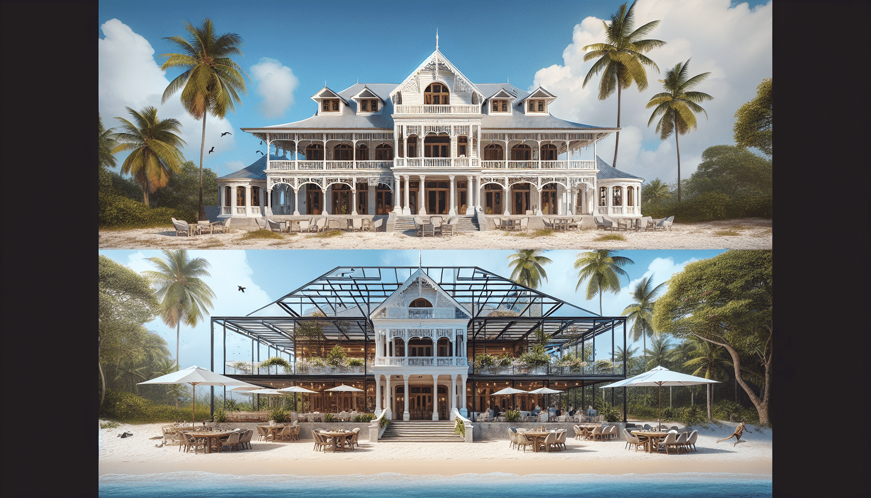 Mahé: De Mansión Colonial a Marisquería Vanguardista