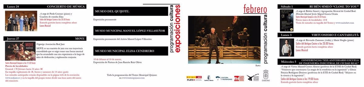 Música, Teatro y Ballet: La Atractiva Agenda Cultural de Febrero en Ciudad Real