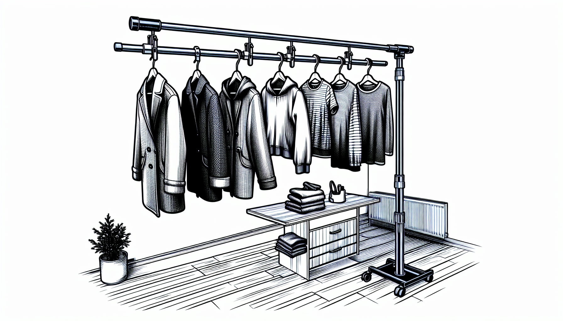 Perchero Extensible: La Alternativa Perfecta para Organizar Abrigos y Secar Ropa en el Hogar