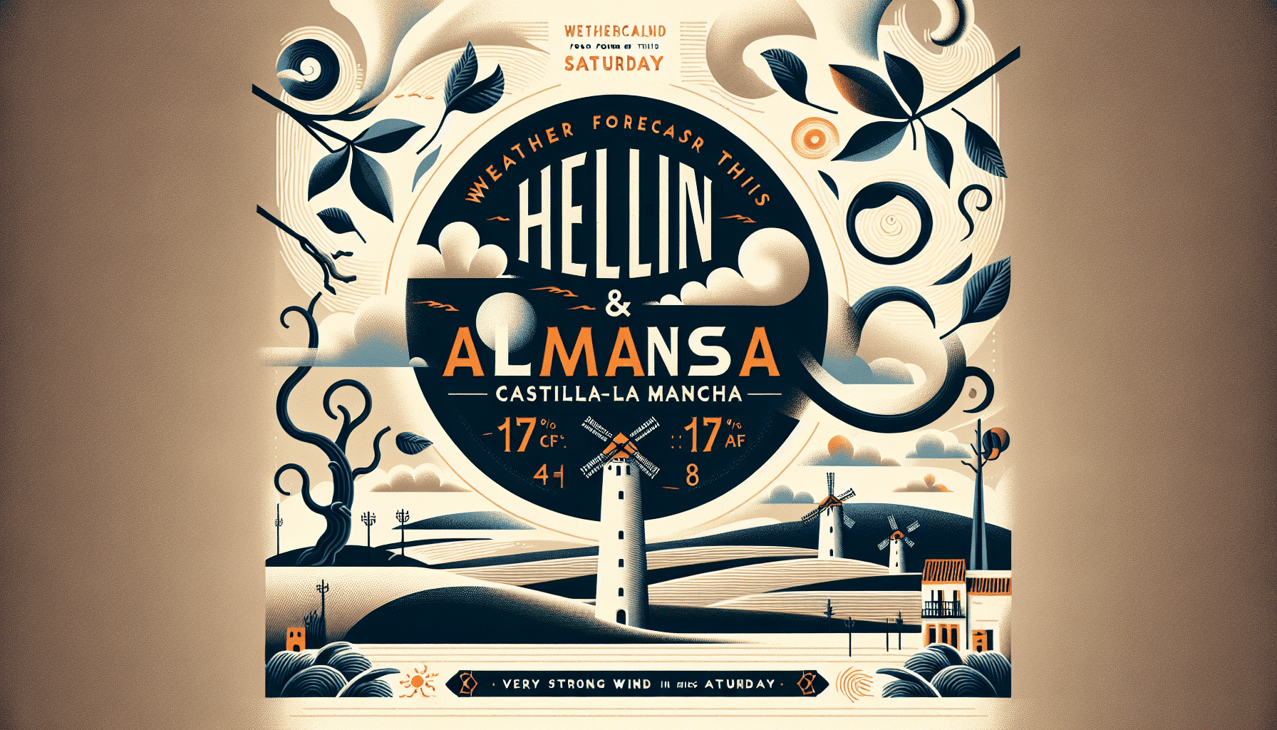 Pronóstico del Tiempo para Este Sábado: Vientos Intensos en Hellín y Almansa, Castilla-La Mancha