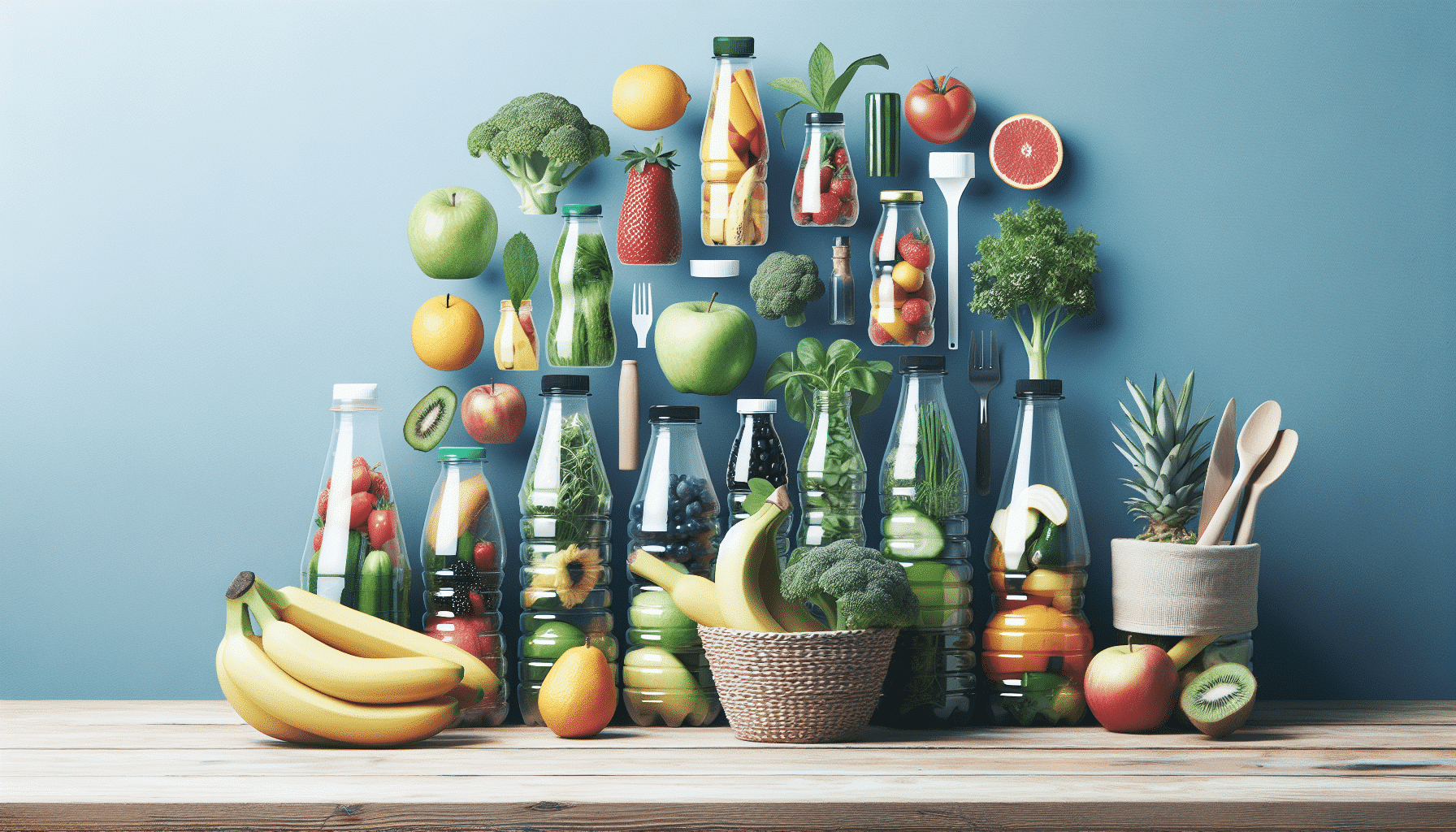 Organiza tu Cocina Pequeña: Soluciones Creativas con Botellas de Plástico para Frutas y Verduras