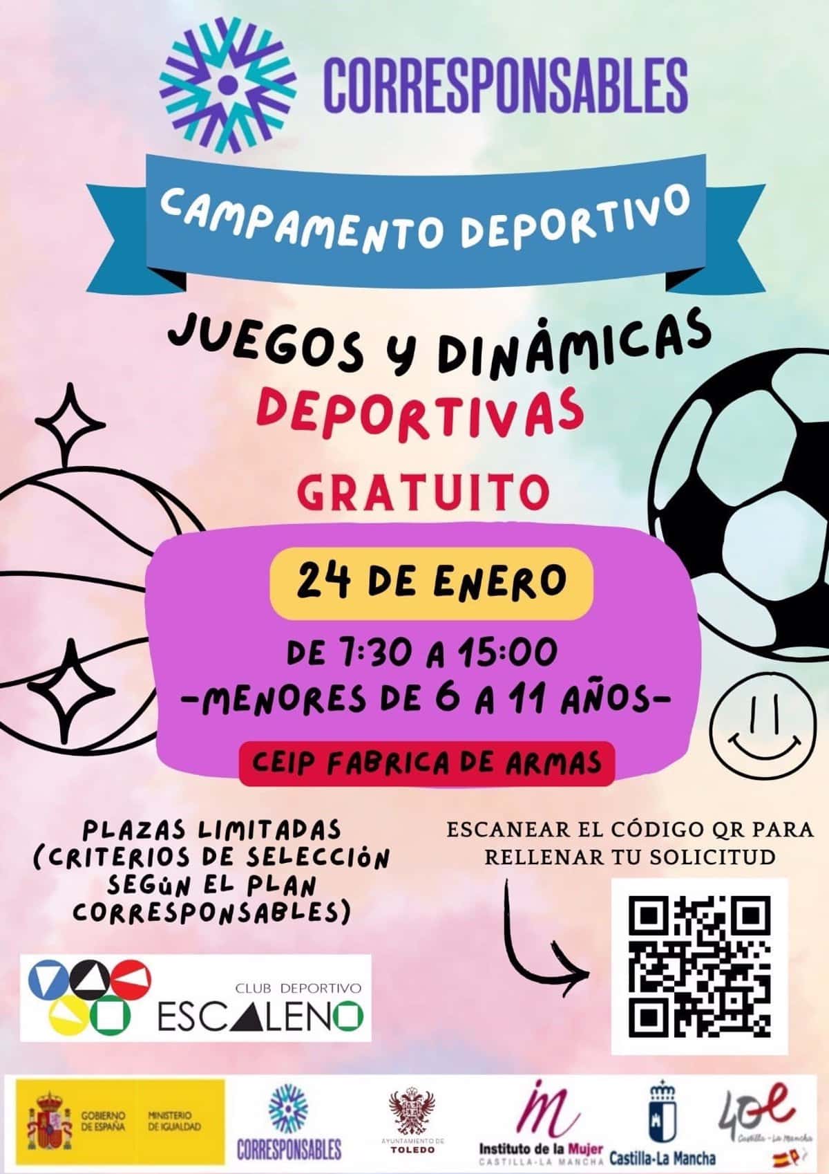 Toledo propone tres actividades familiares para el 24 de enero, jornada no lectiva, en apoyo a la corresponsabilidad familiar.