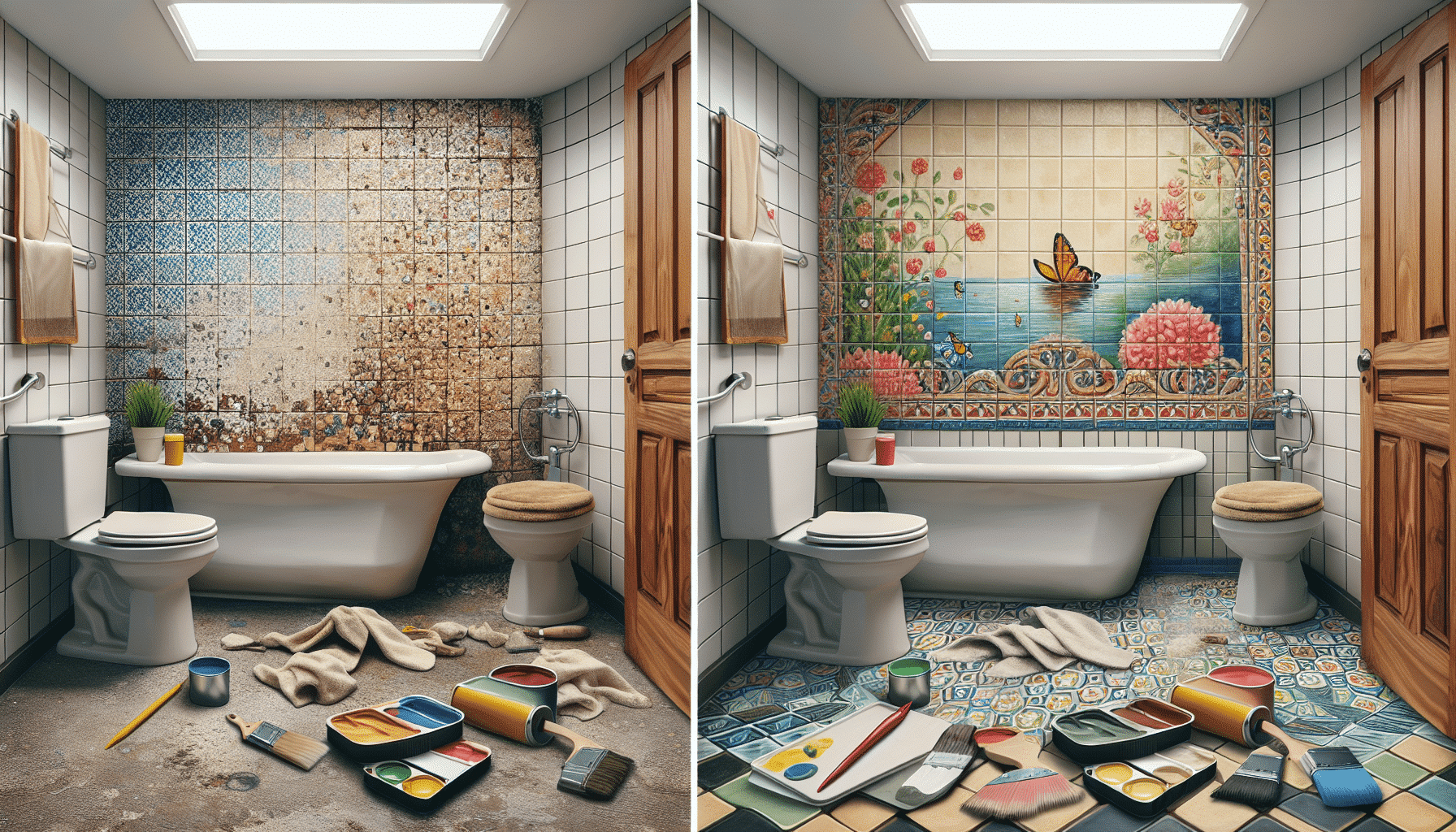 Increíble Cambio: Cómo Renové mi Baño Pintando Azulejos con Esmalte Multisuperficie de Leroy Merlin