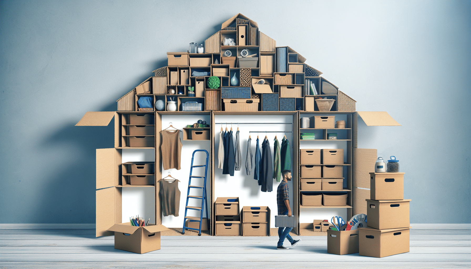 Reinventa tu Espacio: Crea Organizadores de Armario con Cartón Reciclado